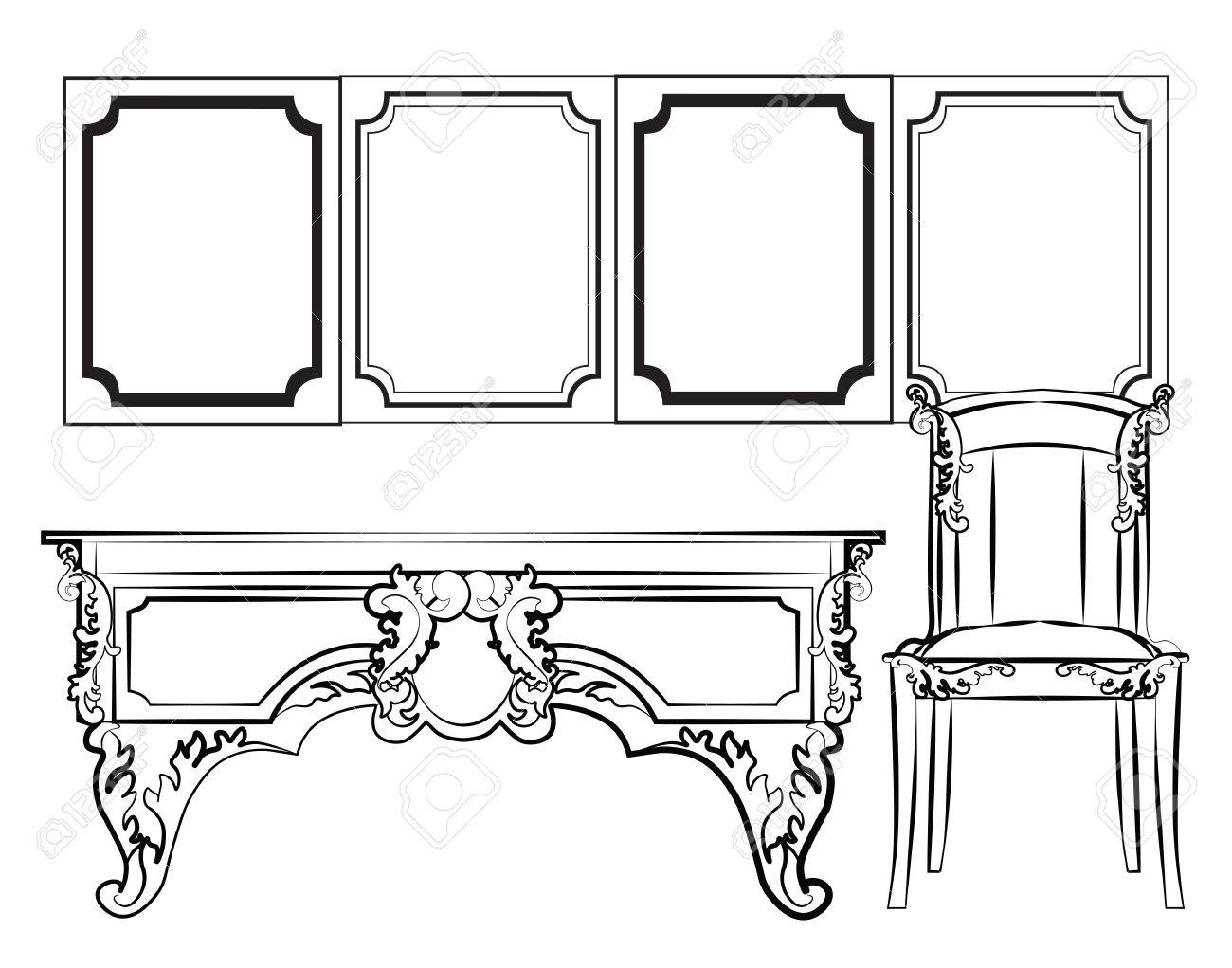 Marcos De Pared Clasicos Y Muebles Interior Paneles De Decoracion
