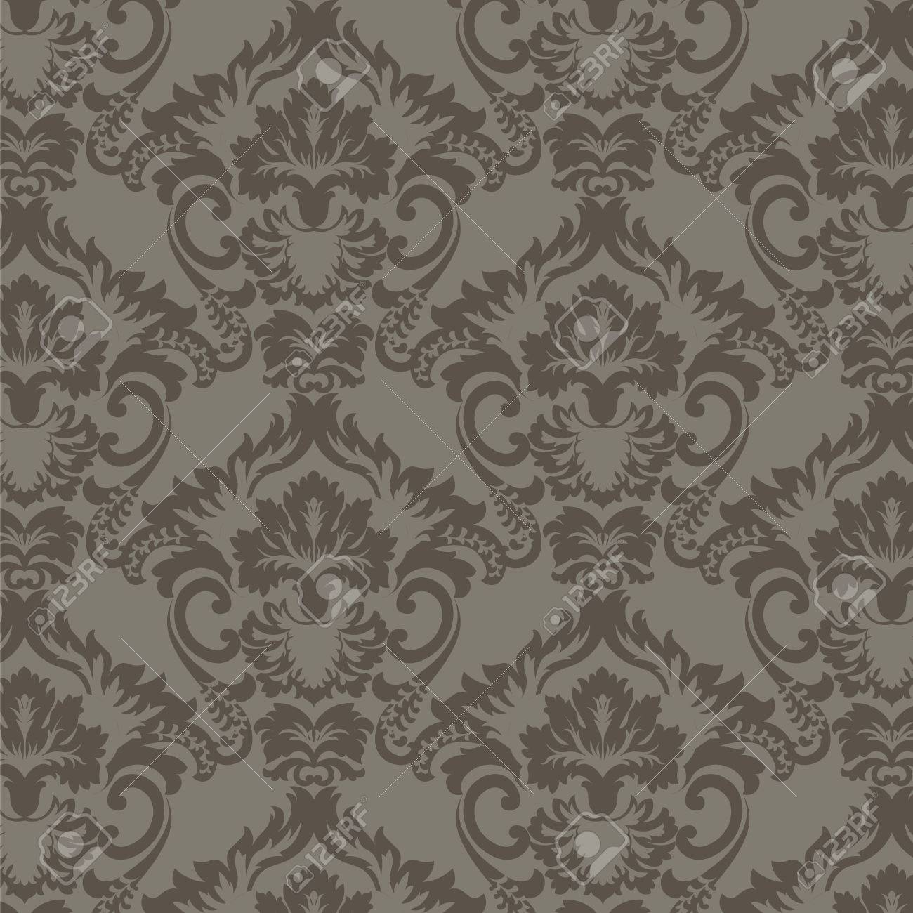 Vintage Classic Rococo Floral Ornament Damask Pattern Elegant Royalty Free Cliparts Vectors And Stock Illustration Image 56223517