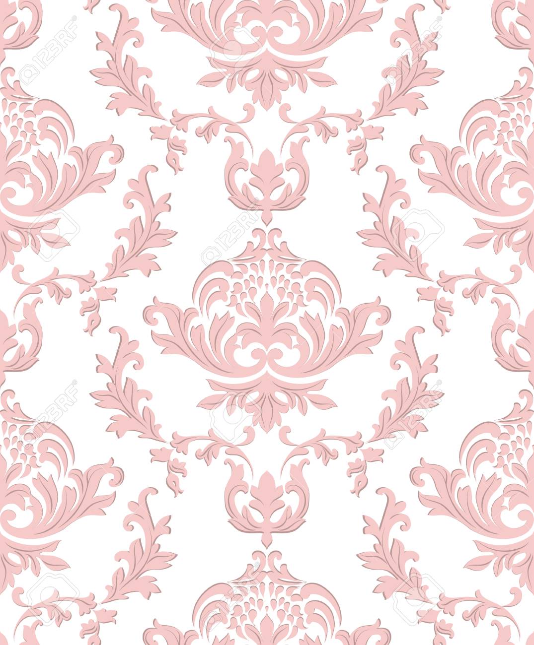 Vintage baroque ornament. Retro pattern antique style. Luxury..