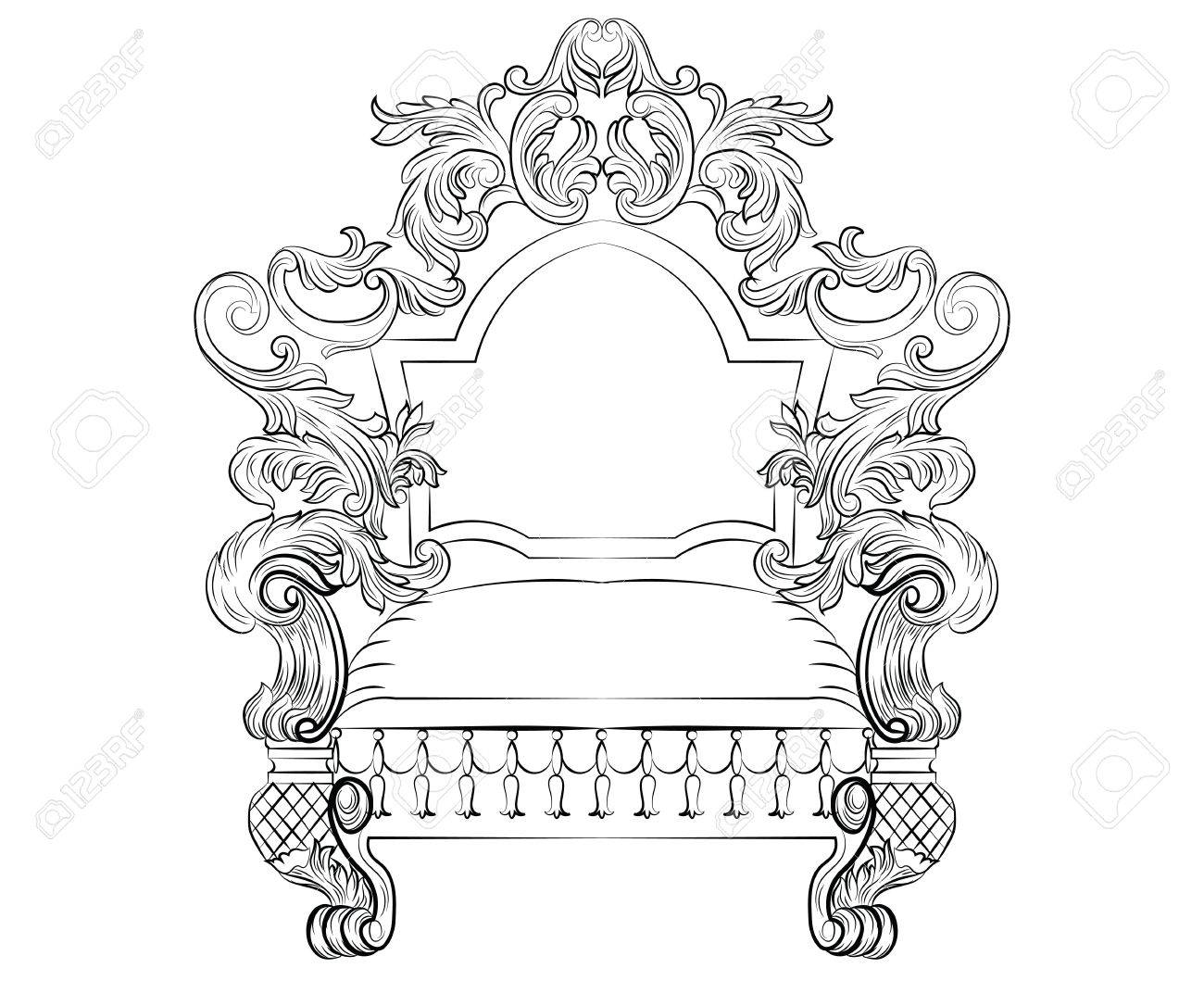 Exquisite Fabulous Reich Barock Rokoko Sessel. Französisch Luxus ... Exquisite Fabulous Reich Barock Rokoko Sessel. Französisch Luxus ...