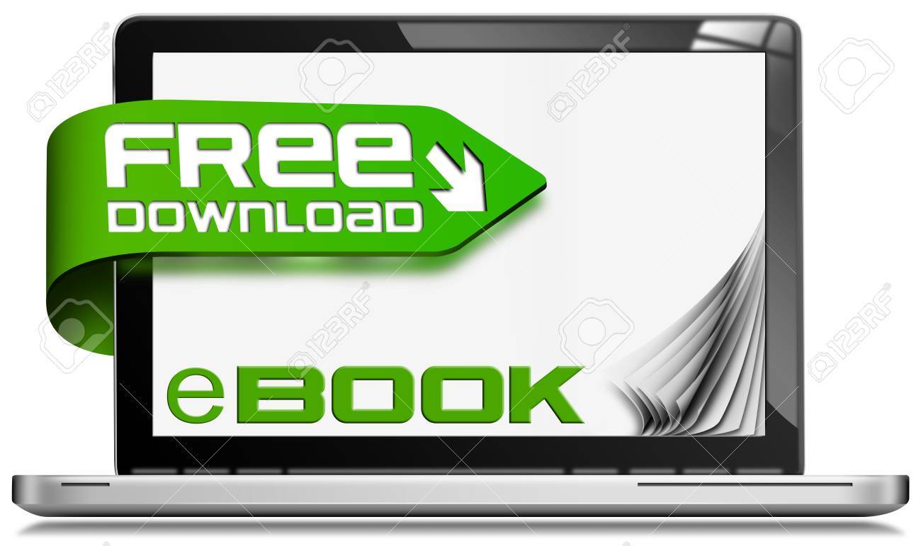 Laptop Computer With A Green Arrow Text Free E Book Laptop Computer With A Green Arrow Text Free E Book Curled And