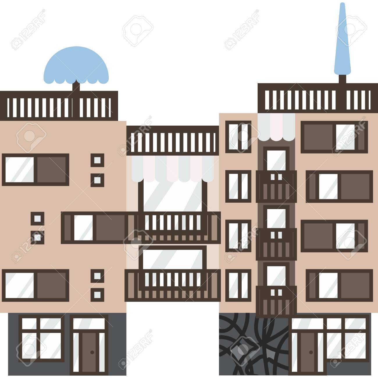 modern apartments for rent and living in scandinavian style
