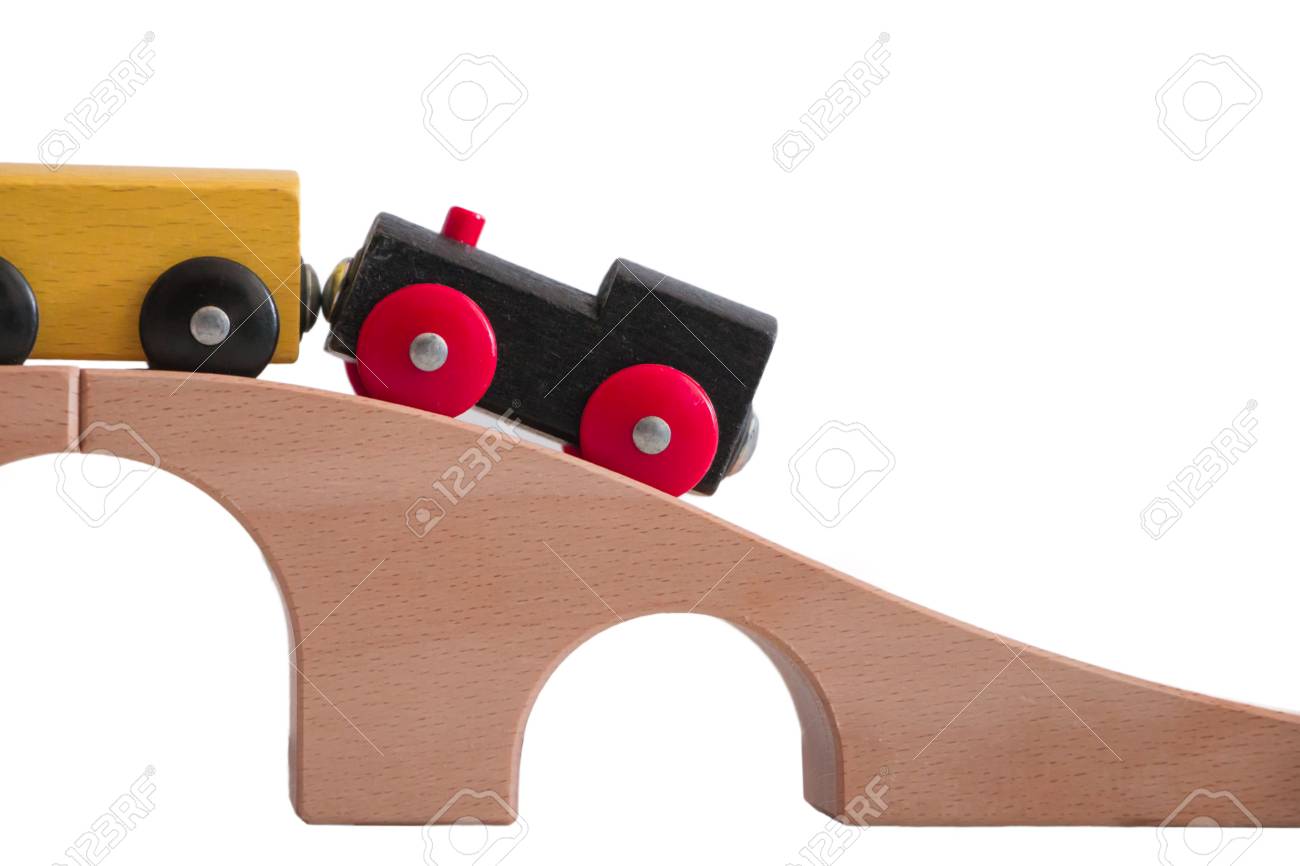 wooden bridge toy