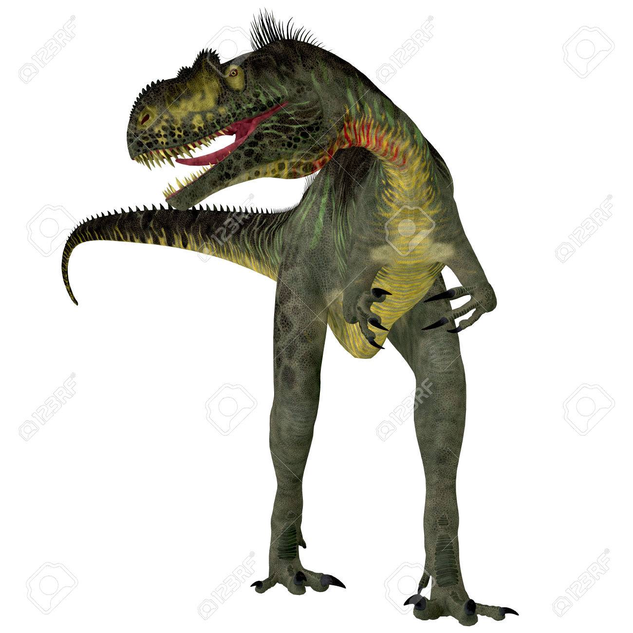 megalosaurus on white megalosaurus