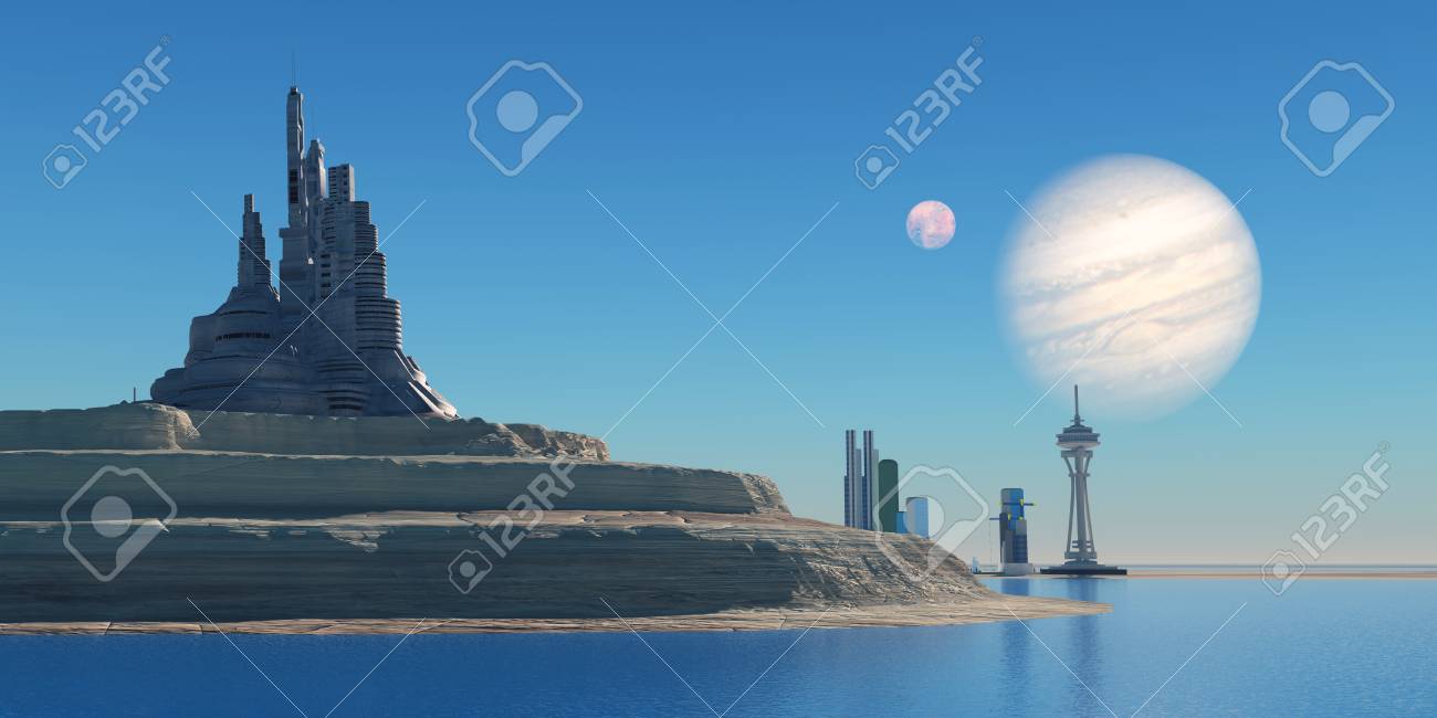 Outpost On Ganymede Ganymede Is The Largest Moon Of The Planet