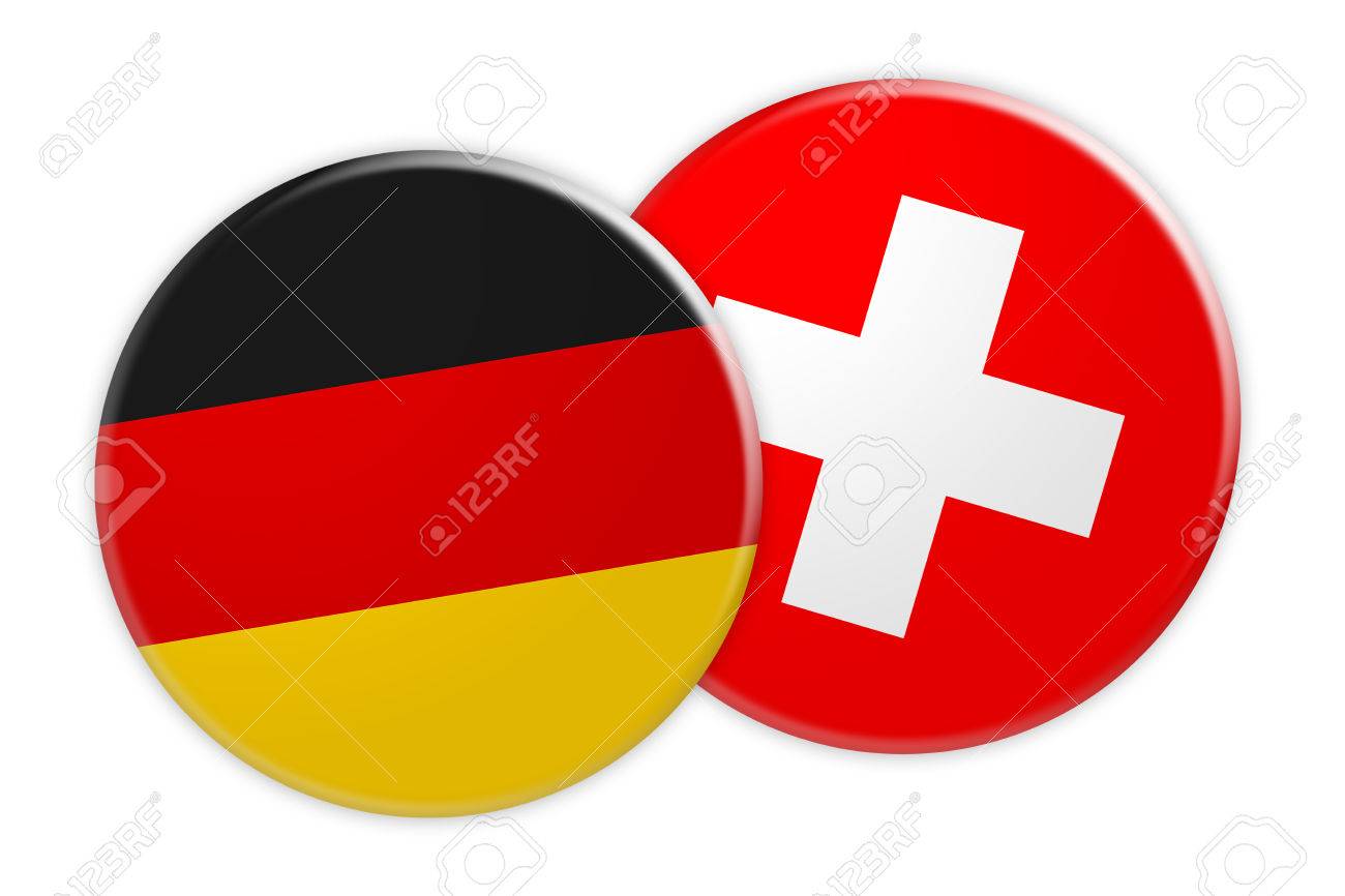 Nachrichten Konzept Deutschland Flaggen Knopf Auf Der Schweiz Flaggen Taste Illustration 3d Auf Weissem Hintergrund Lizenzfreie Fotos Bilder Und Stock Fotografie Image 75230436