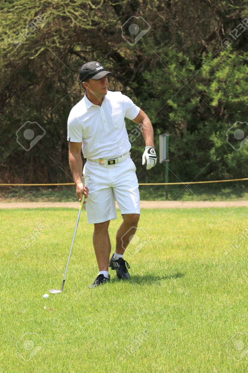 PLAYER, WAYNE - NOVEMBER 15: Son of Gary at Gary Player Charity Invitational Golf Tournament contending with some rougher grass on November 15, 2015, Sun City, South Africa. - 48333814 PLAYER, WAYNE - NOVEMBER 15: Son of Gary at Gary Player Charity Invitational Golf Tournament contending with some rougher grass on November 15, 2015, Sun City, South Africa. - 48333814