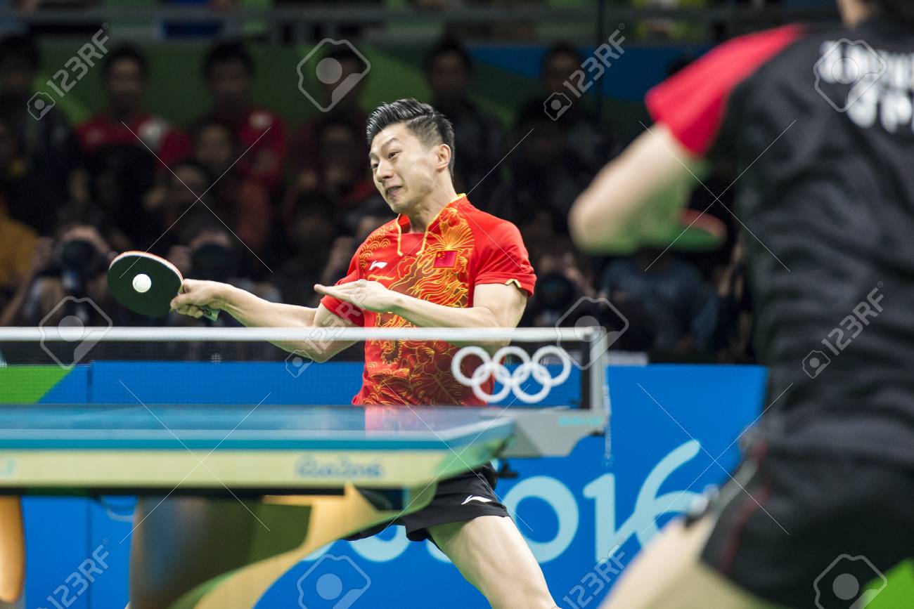 ブラジル リオ 11 月 2016 卓球選手長い Ma Chn Riocentro でリオ