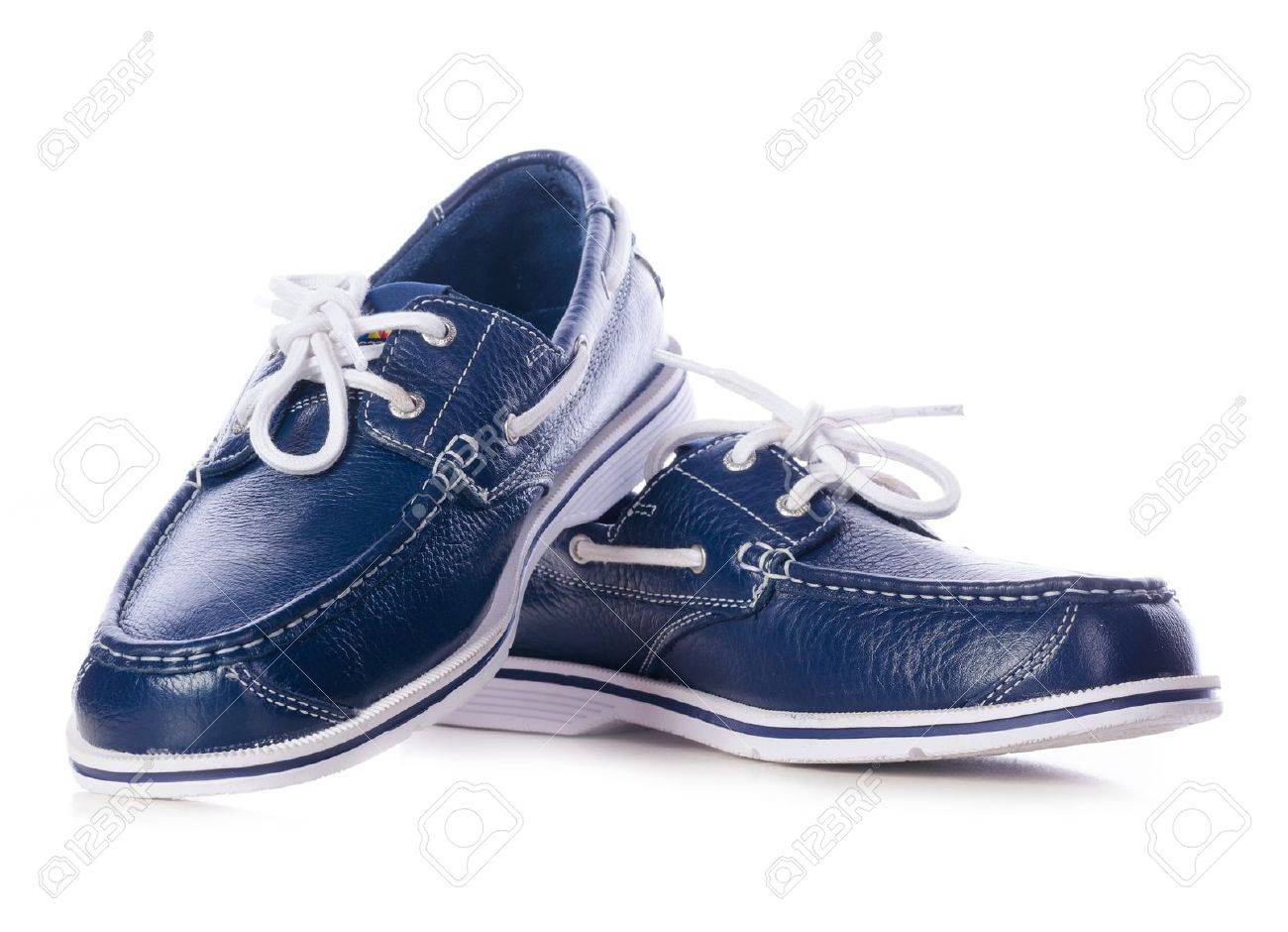 blue deck shoes