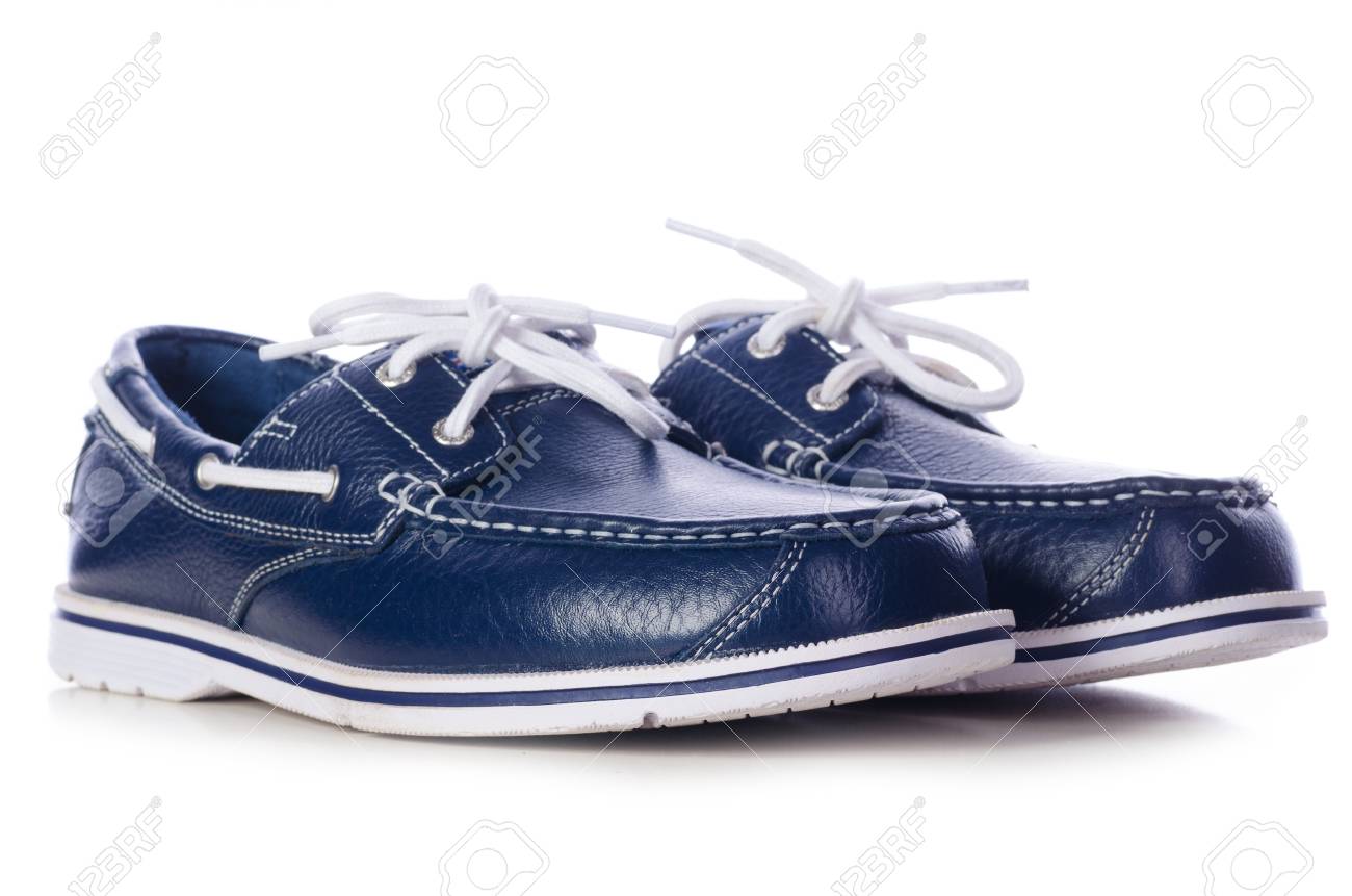 blue deck shoes