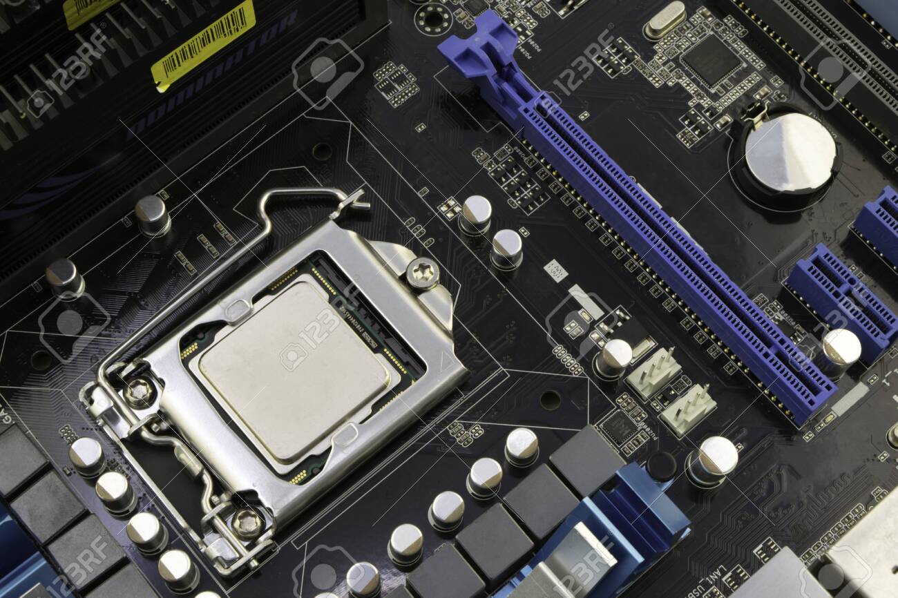 motherboard with processor