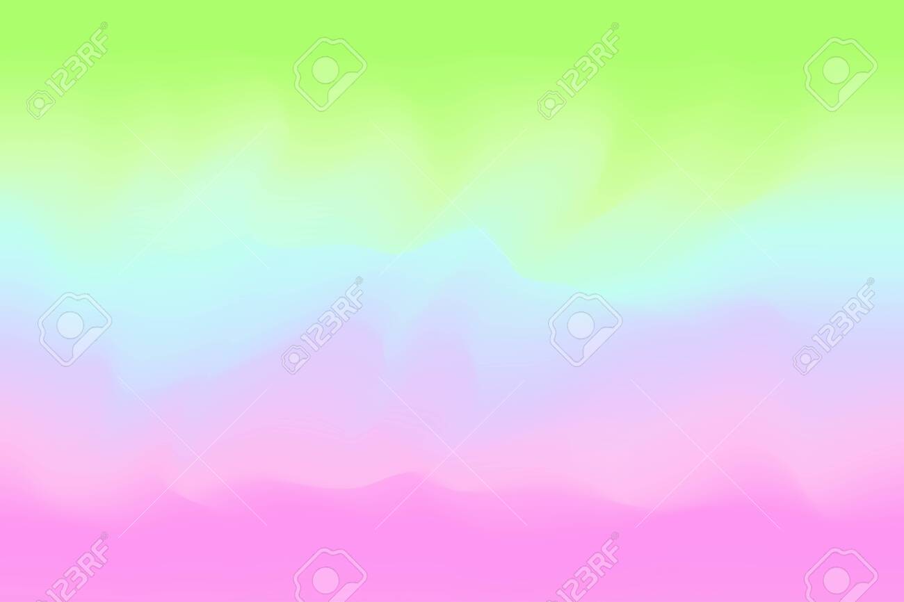 Pink And Green Soft Pastel Colorful Painting Watercolor Background