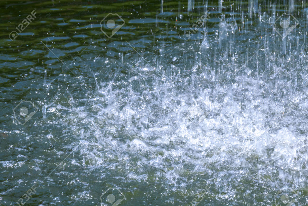water splashing, fountain water splashed, waterfall surface, water surface in the pond - 166689157 water splashing, fountain water splashed, waterfall surface, water surface in the pond - 166689157