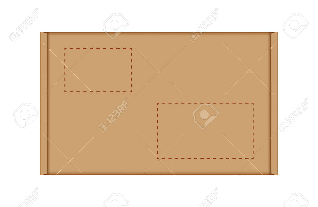 cardboard carton box in top view, brown box or kraft package crate box isolated on white - 169183485 cardboard carton box in top view, brown box or kraft package crate box isolated on white - 169183485
