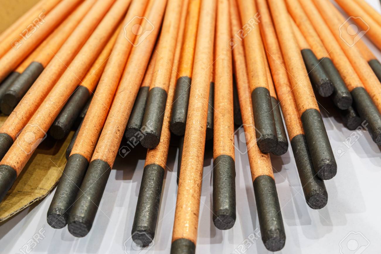 Gouging Carbon Electrode Rods Used In Industrial Metal Steel Stock Photo Picture And Royalty Free Image Image 69071079