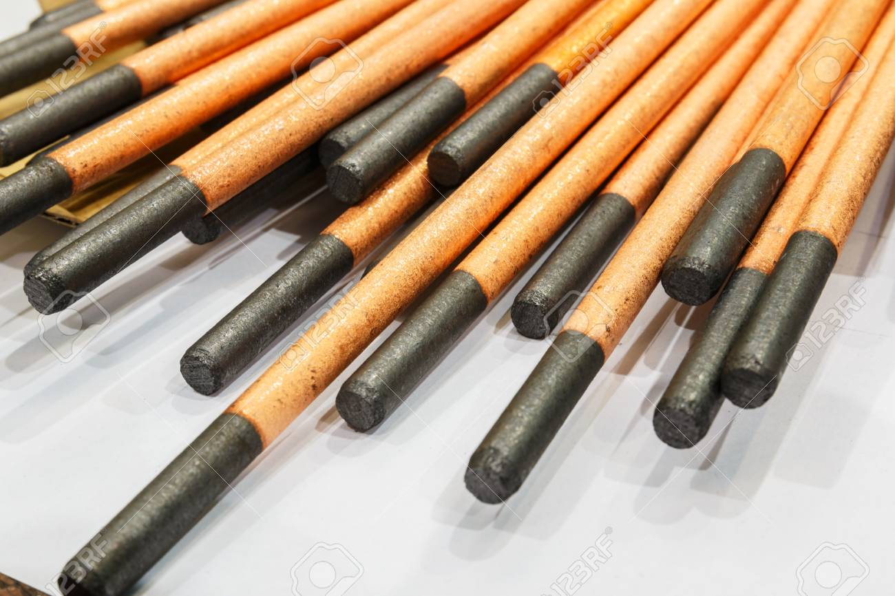 Gouging Carbon Electrode Rods Used In Industrial Metal Steel Stock Photo Picture And Royalty Free Image Image 69066529