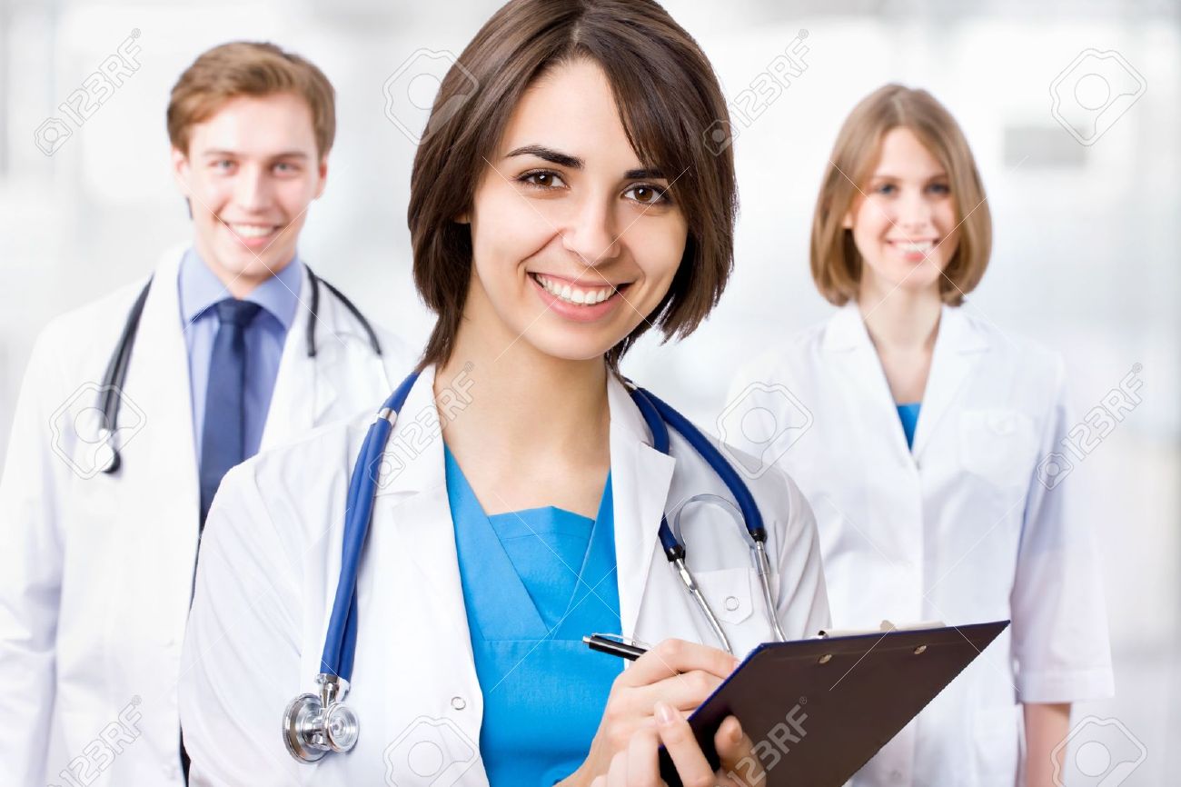 Young female doctor and her colleagues - 14919934 Young female doctor and her colleagues - 14919934