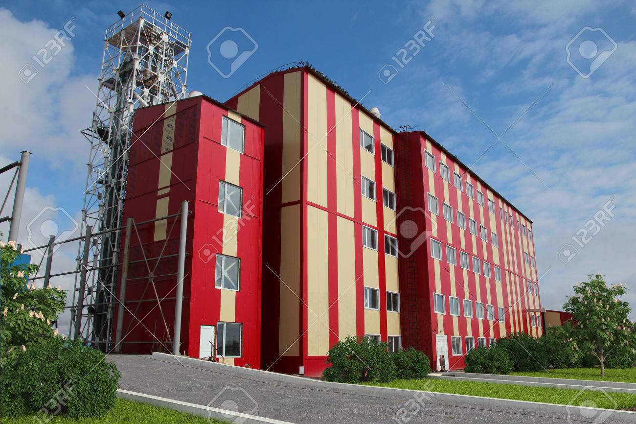 Grain Mill New Industrial Building Stock Photo Picture And Royalty Free Image Image 55330724
