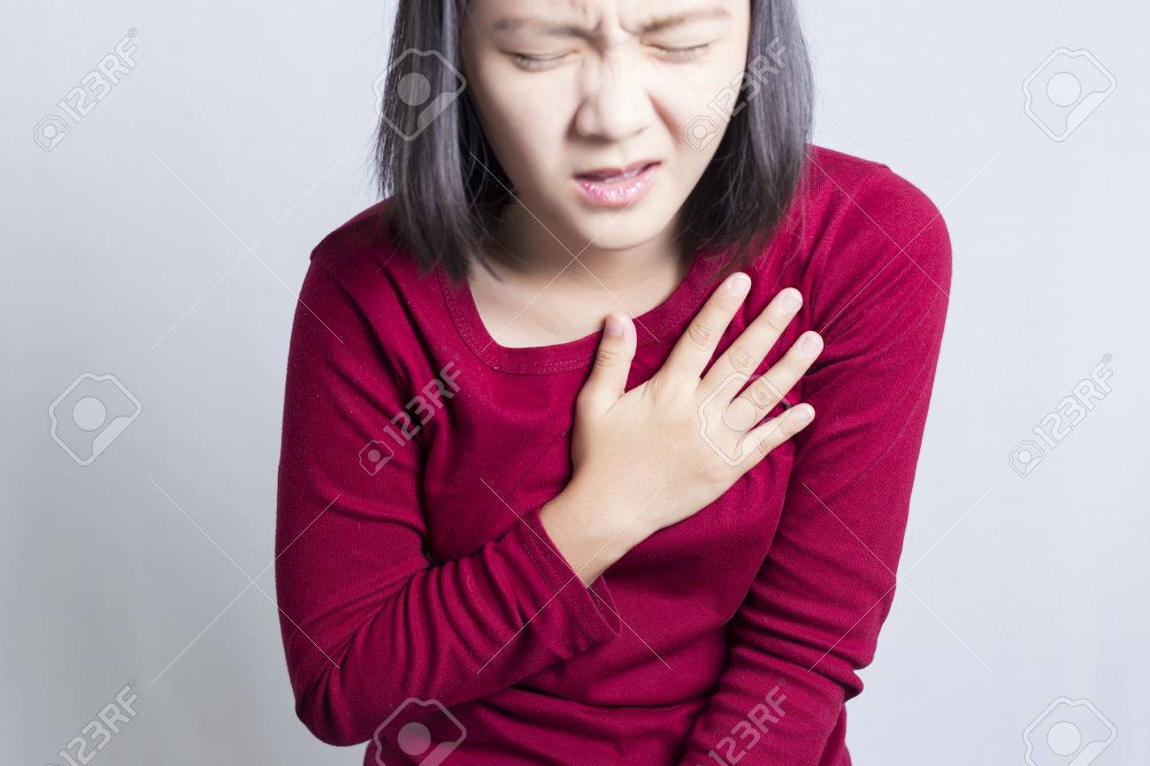 Dolor leve en el area del corazon