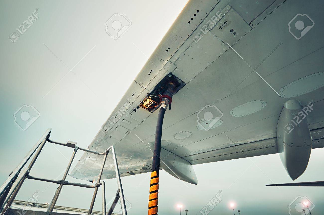 Process of the refueling passenger plane at the airport - 68202270 Process of the refueling passenger plane at the airport - 68202270
