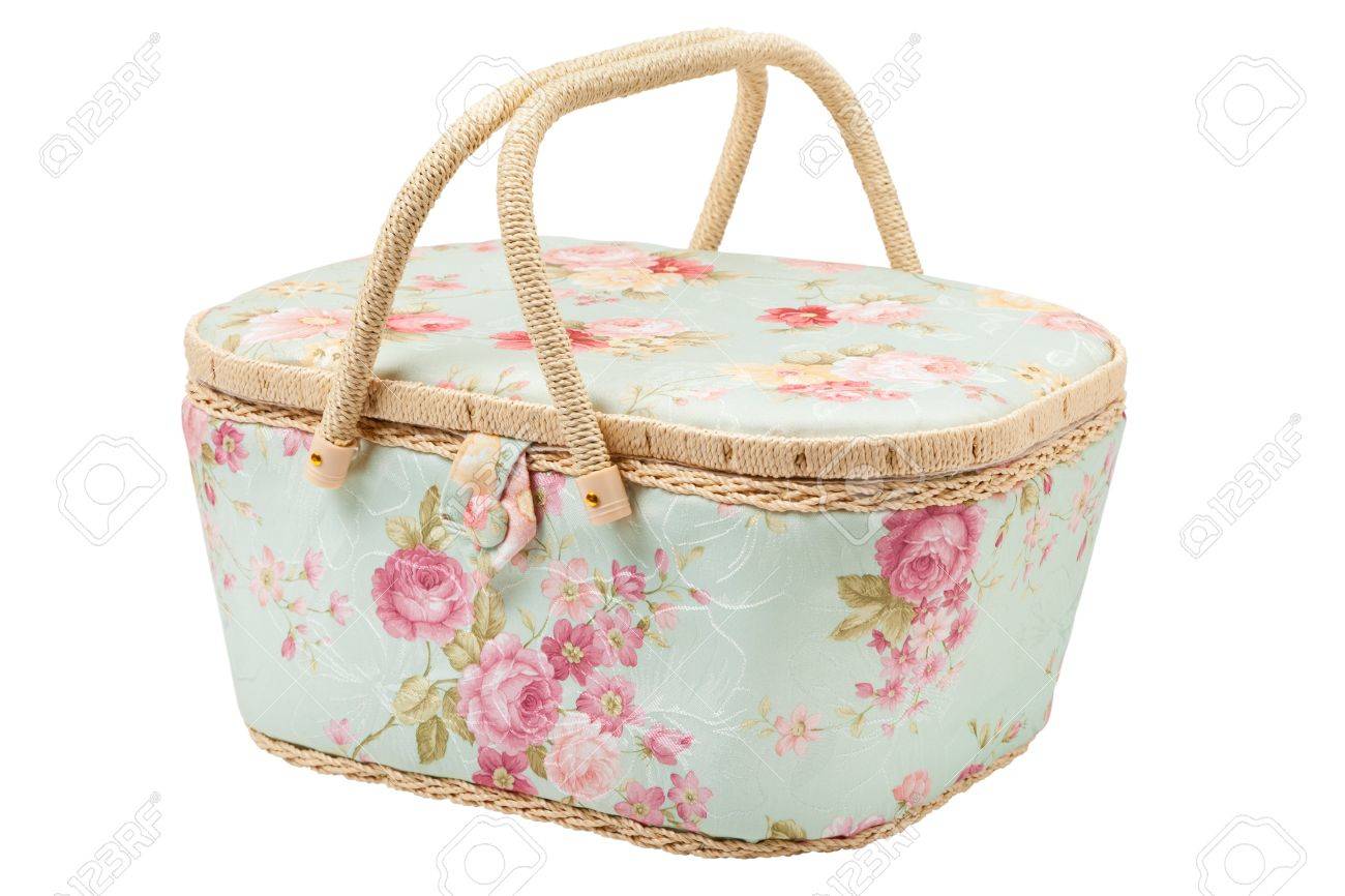 Basket for needlework 12 Basket for needlework 76