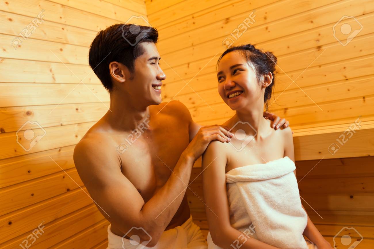 Stock Photo Young Asian Man Massage Woman Couple Together Sitting In Sauna Spa Room With Hot Warm Steam Happy Relaxing Resting For Health Care And Skin Stock Photo Young Asian Man Massage Woman Couple Together Sitting In Sauna Spa Room With Hot Warm Steam Happy Relaxing Resting For Health Care And Skin