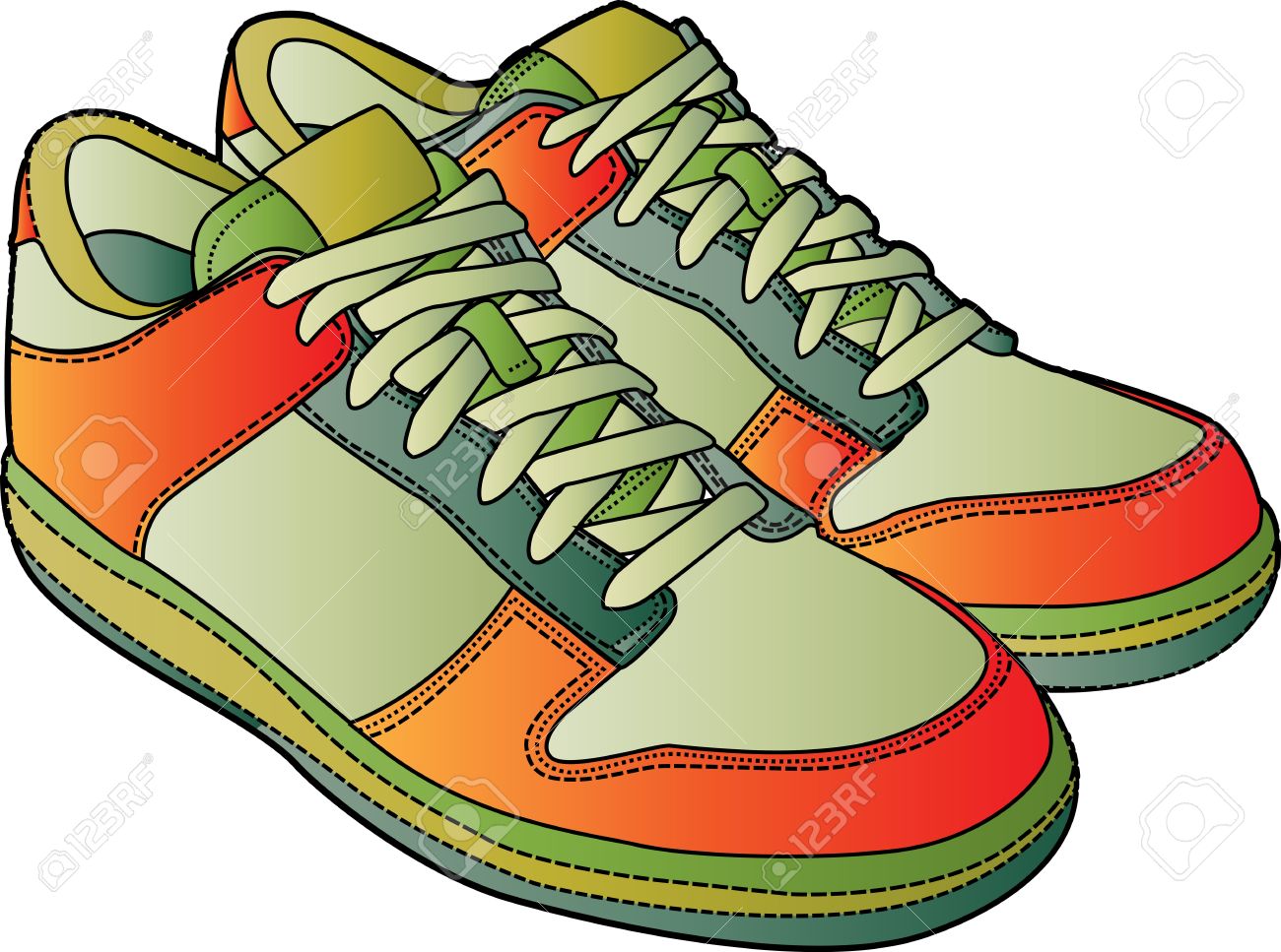 Sport Shoes Royalty Free Cliparts Vectors And Stock Illustration