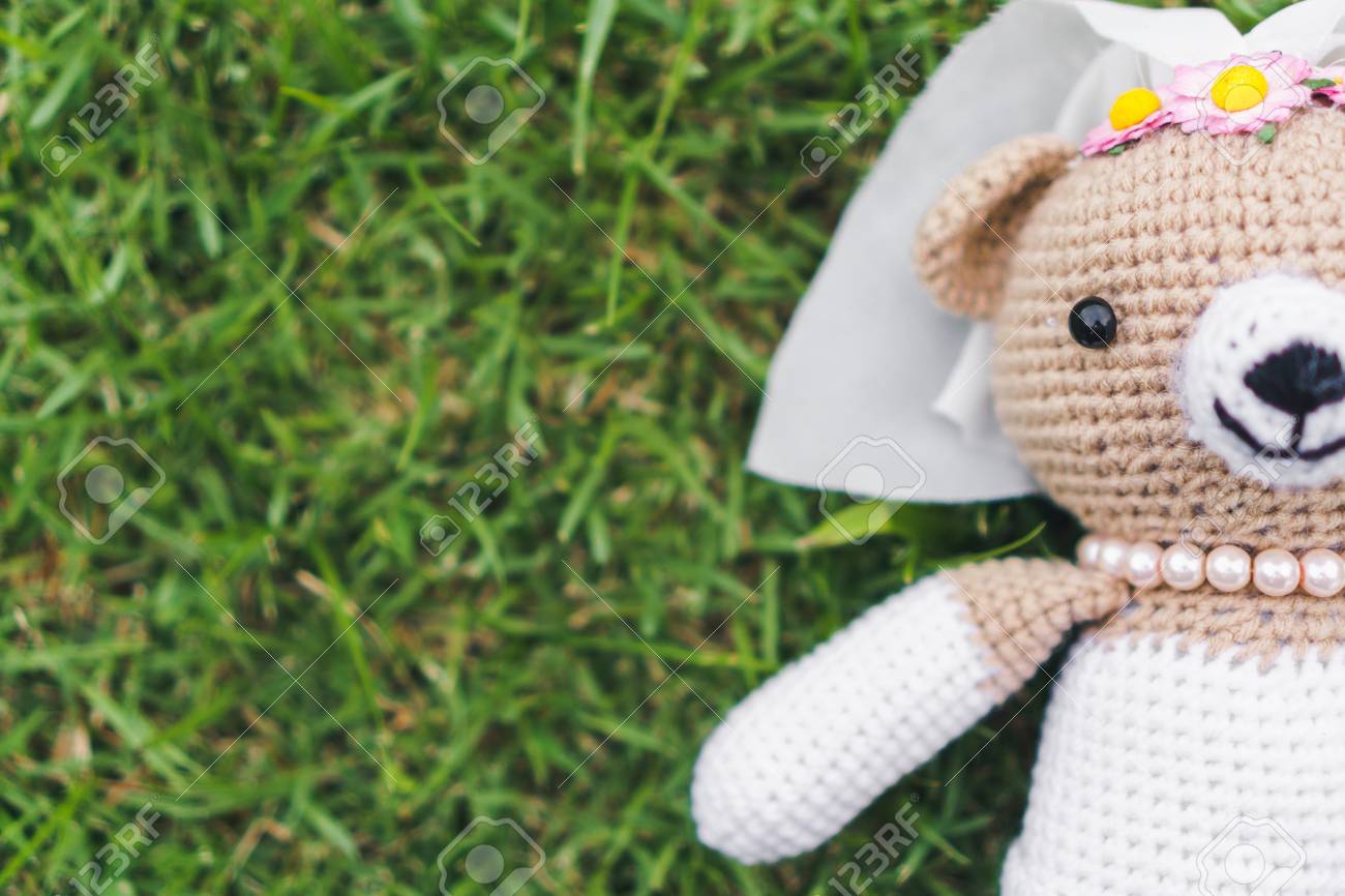wedding dress teddy bear
