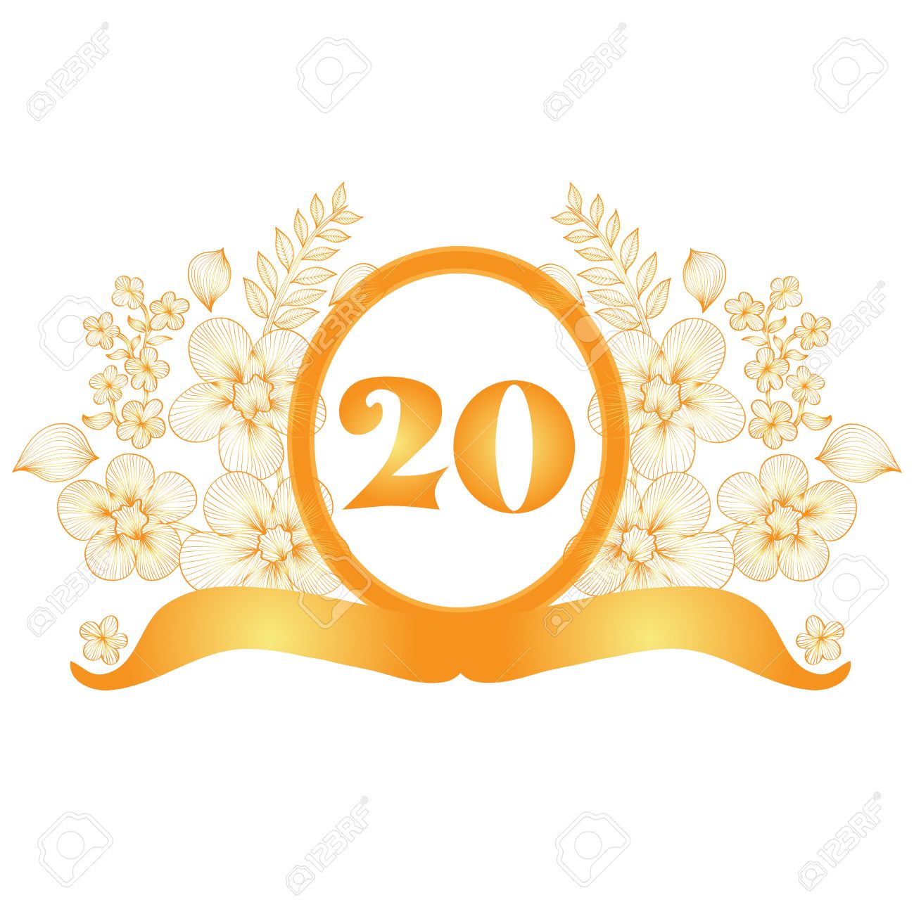 anniversary banner design