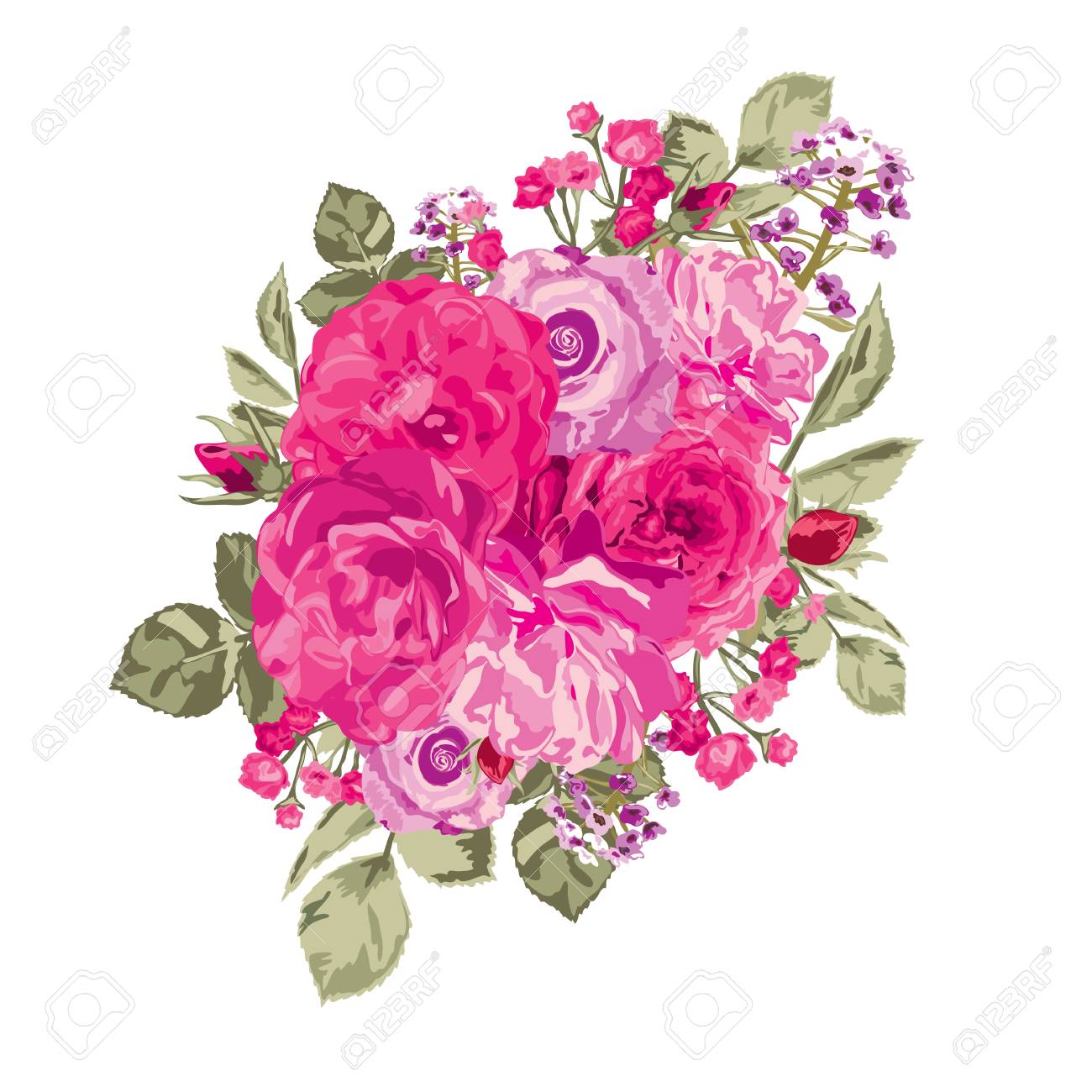 pink roses baby shower