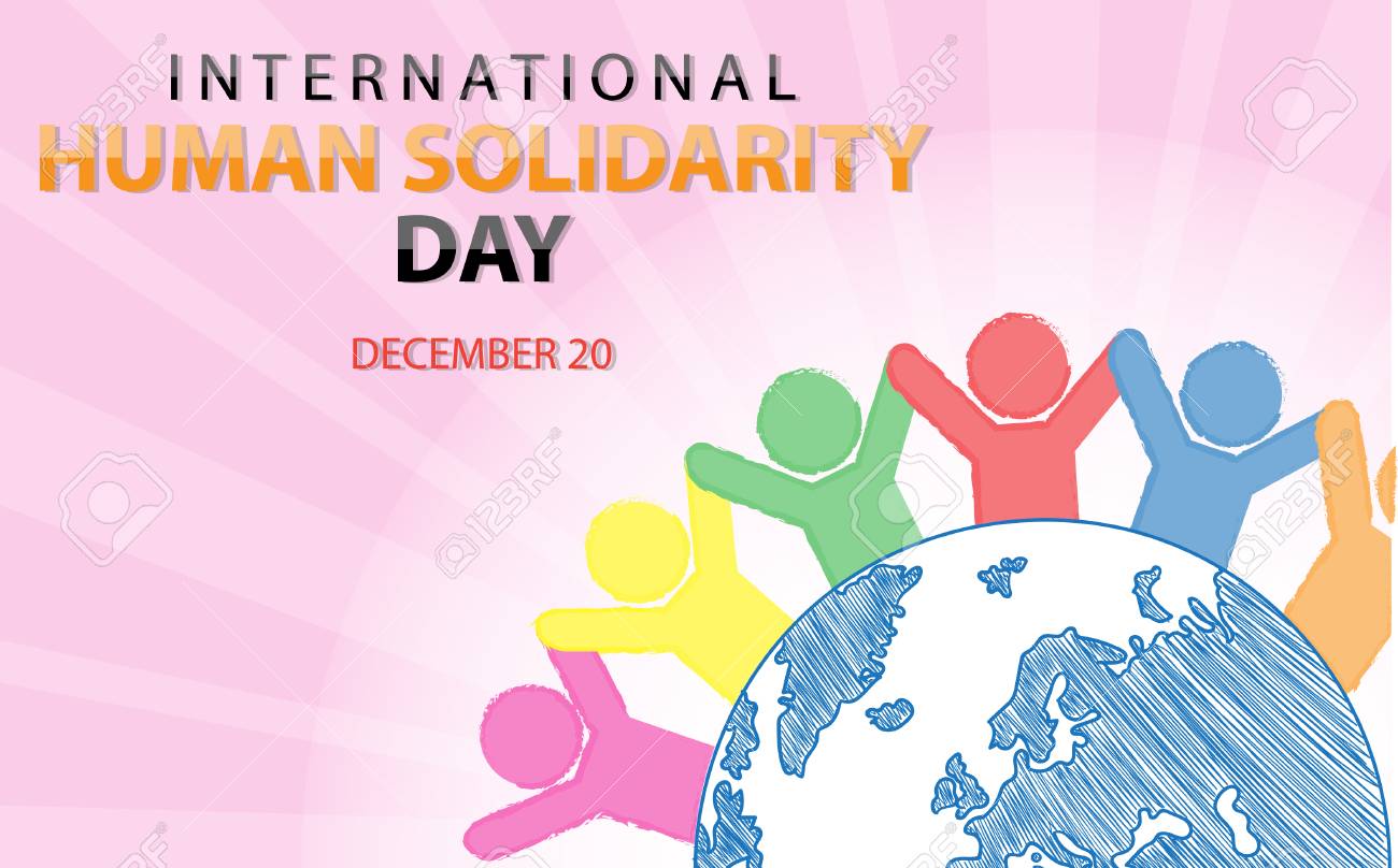 International Human Solidarity Day On December 20 Background Royalty Free Cliparts, Vectors, And Stock Illustration. Image 95133861.