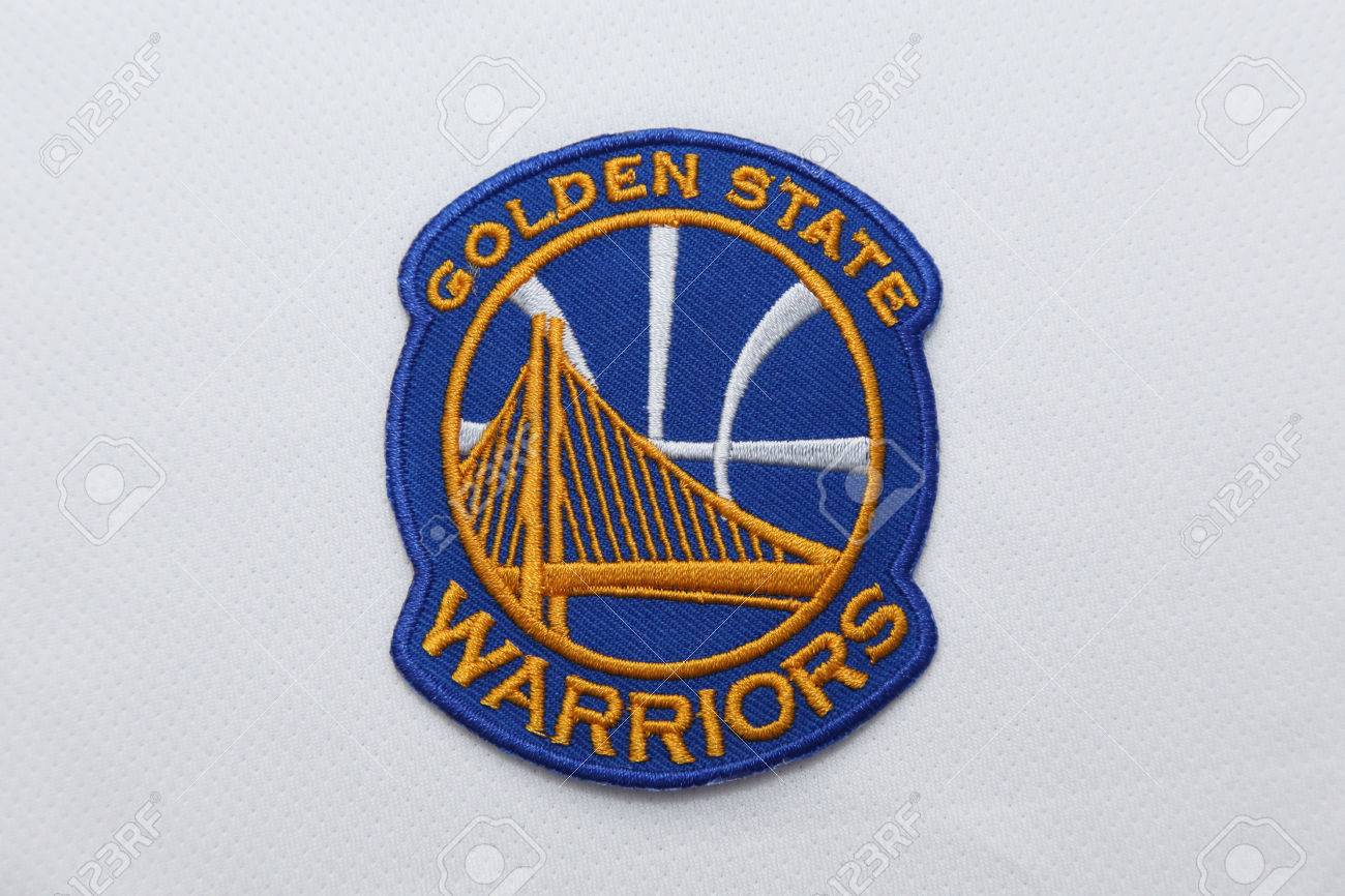 バンコク タイ 16 年 6 月 7 日 のロゴのバスケット ボール チーム ウォリアーズ 6 月繊維にタイのバンコクで 7 16 の写真素材 画像素材 Image