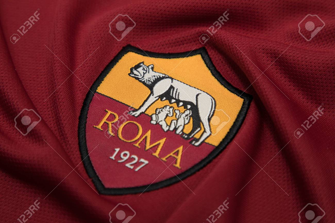 roma football club jersey