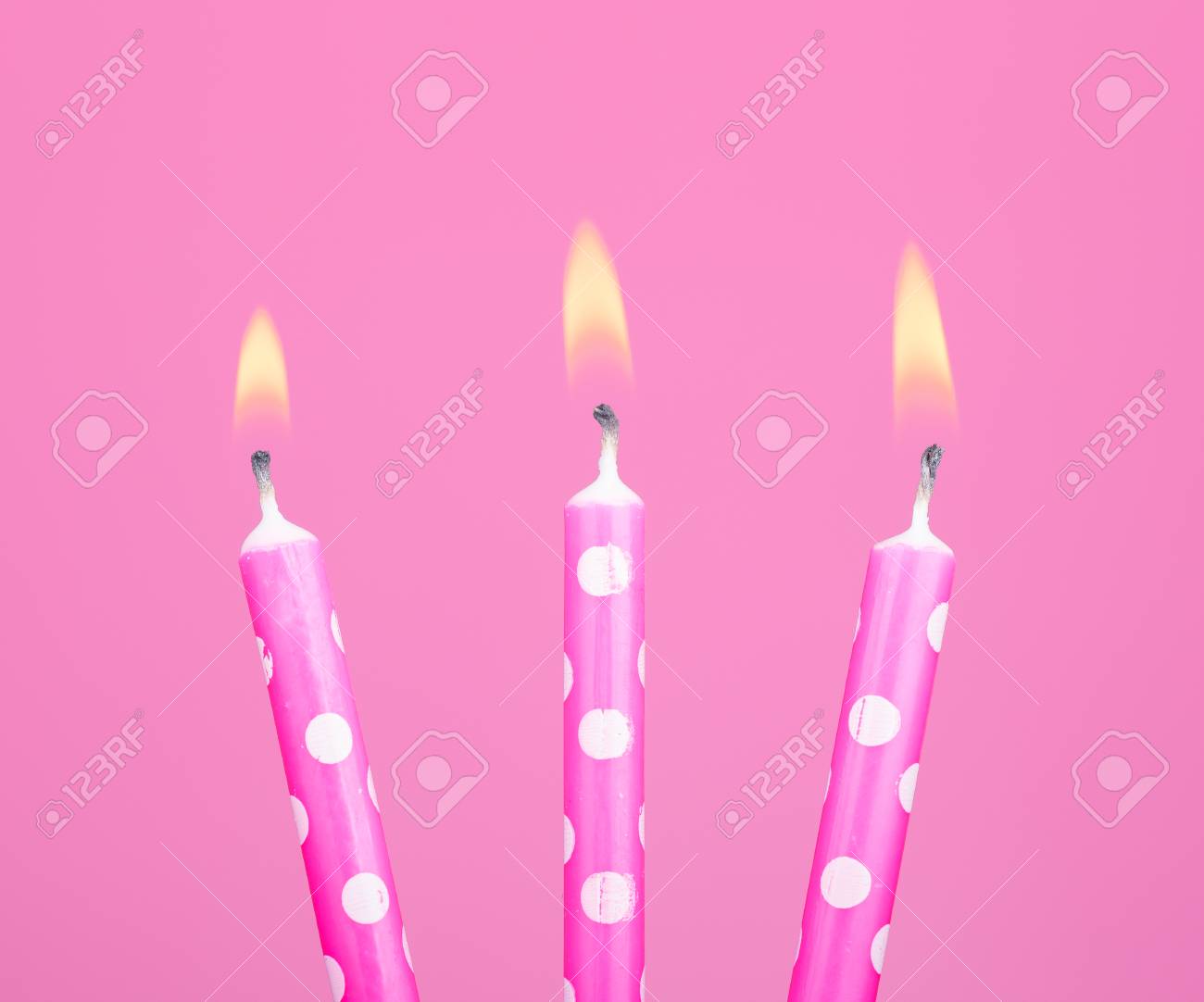 Brillo rosa velas Feliz Cumpleaños Pick Brillo rosa velas Feliz Cumpleaños Pick