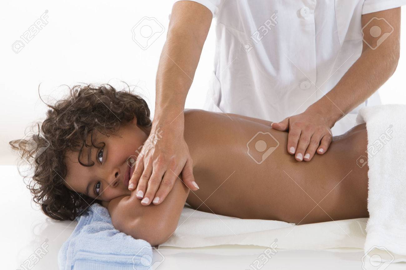 young boy massage 