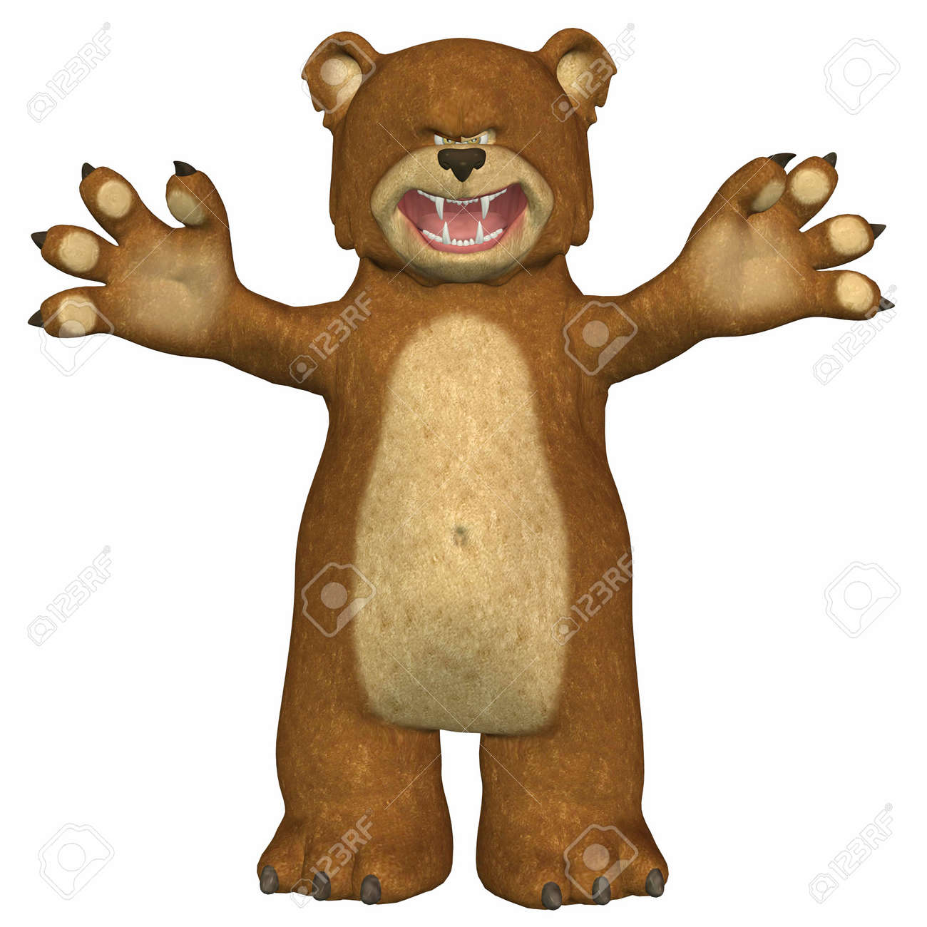 angry bear toy