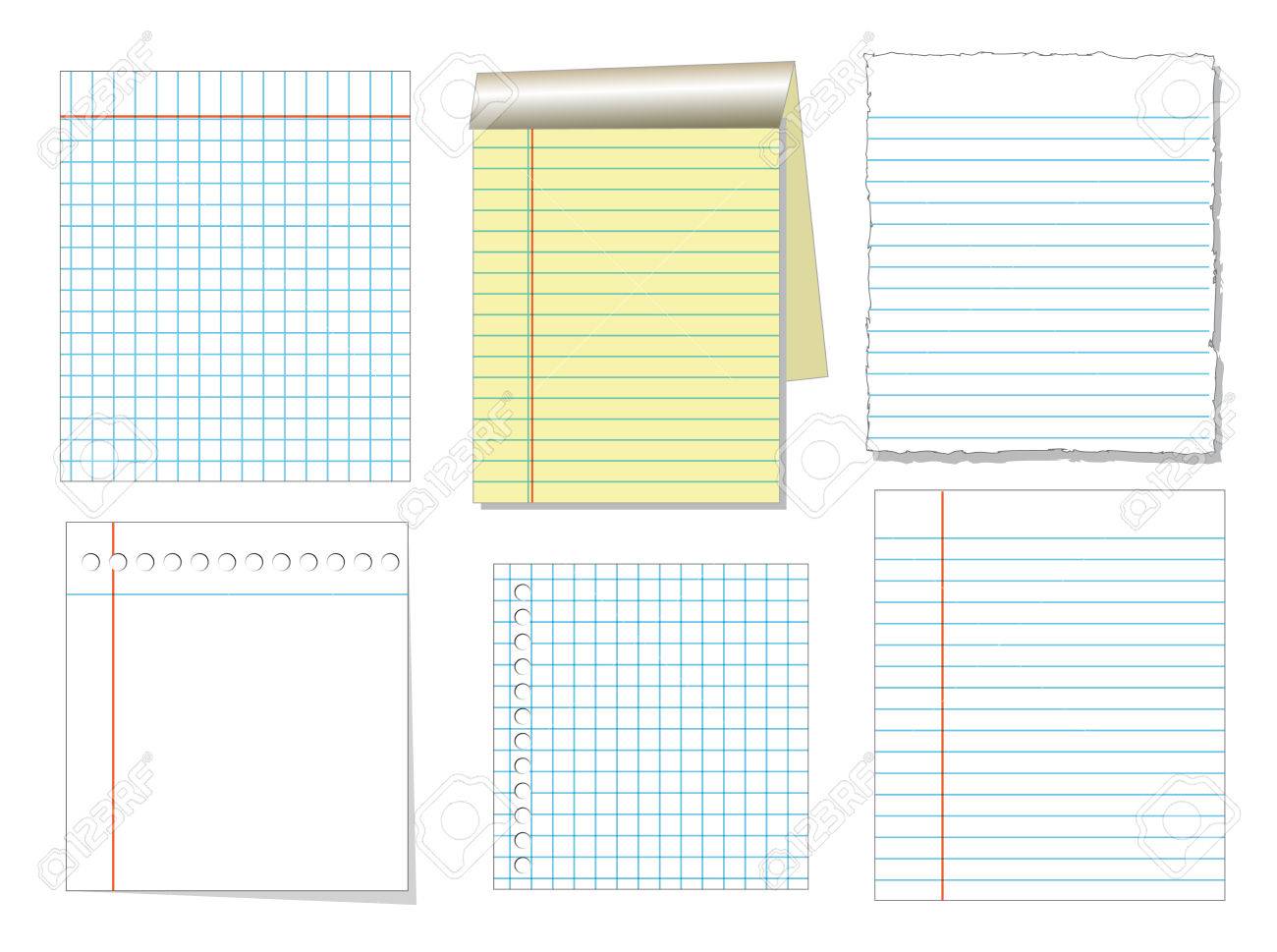 notebook paper word template