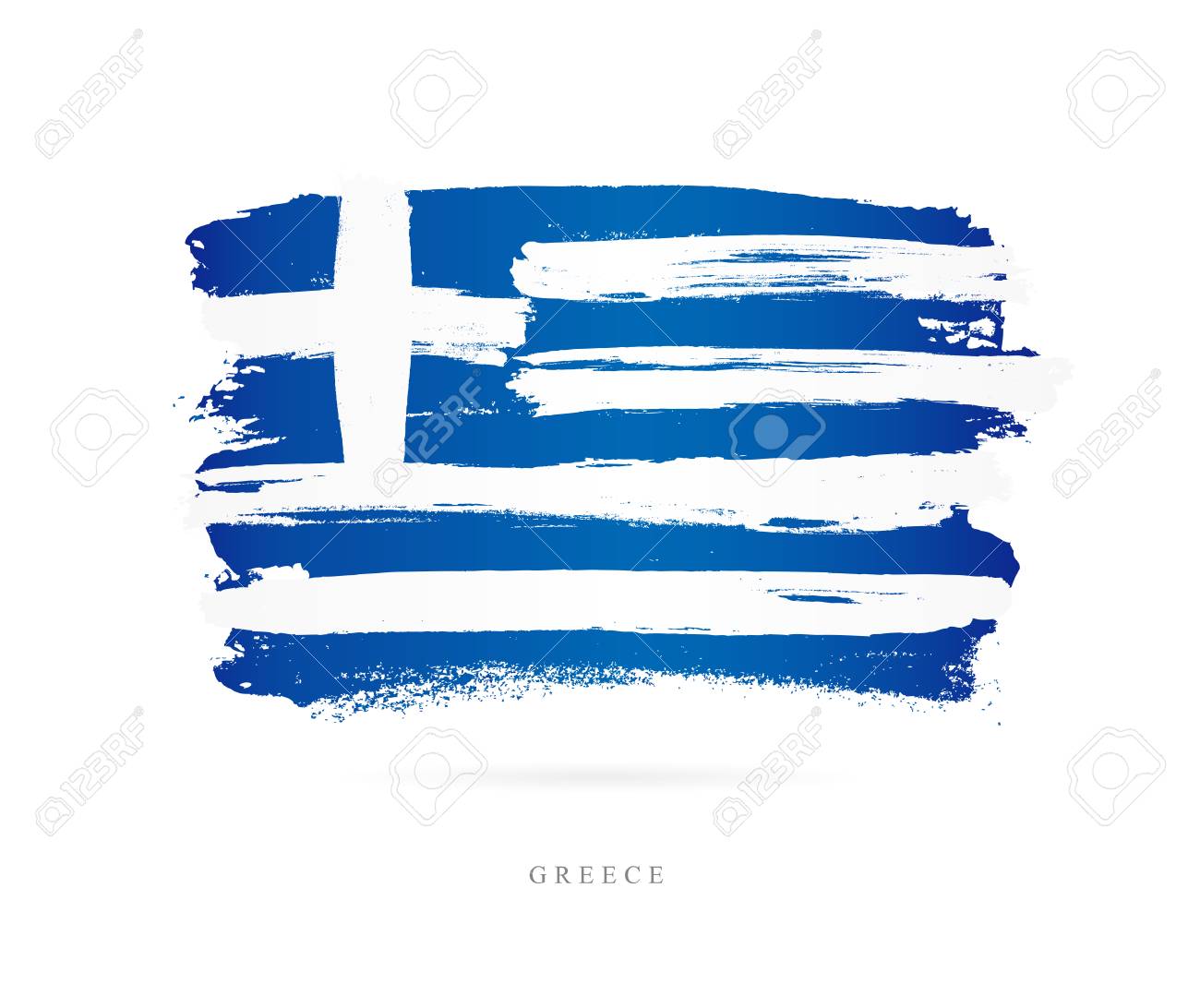 ギリシャの旗 白の背景にベクトル イラスト 美しいブラシ ストローク 抽象的な概念 デザインの要素 のイラスト素材 ベクタ Image ギリシャの旗 白の背景にベクトル イラスト 美しいブラシ ストローク 抽象的な概念 デザインの要素 のイラスト素材 ベクタ Image