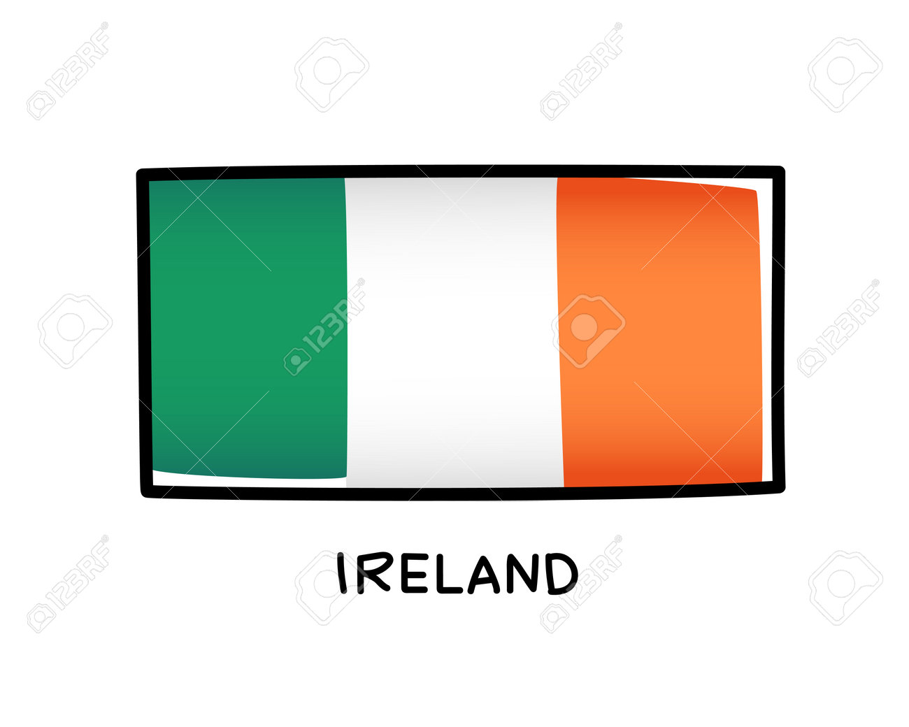 irish-flag-ireland-flag-colorful-logo-freehand-green-white-and-orange-brush-strokes-black-outline-vector-illustration-isolated-on-white-background-royalty-free-svg-cliparts-vectors-and-stock-illustration-image-178967355