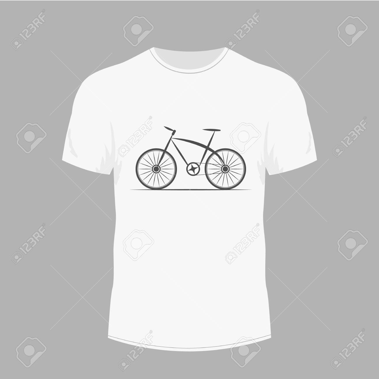 tee shirt avec velo