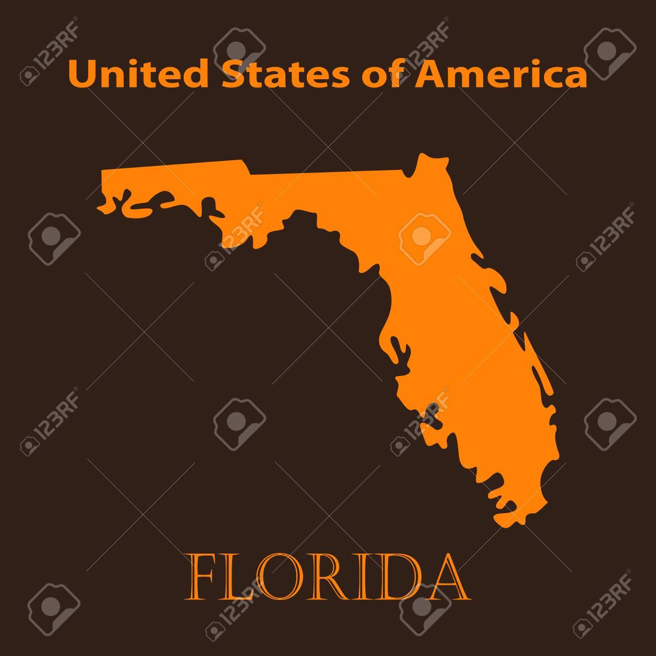 orange florida map