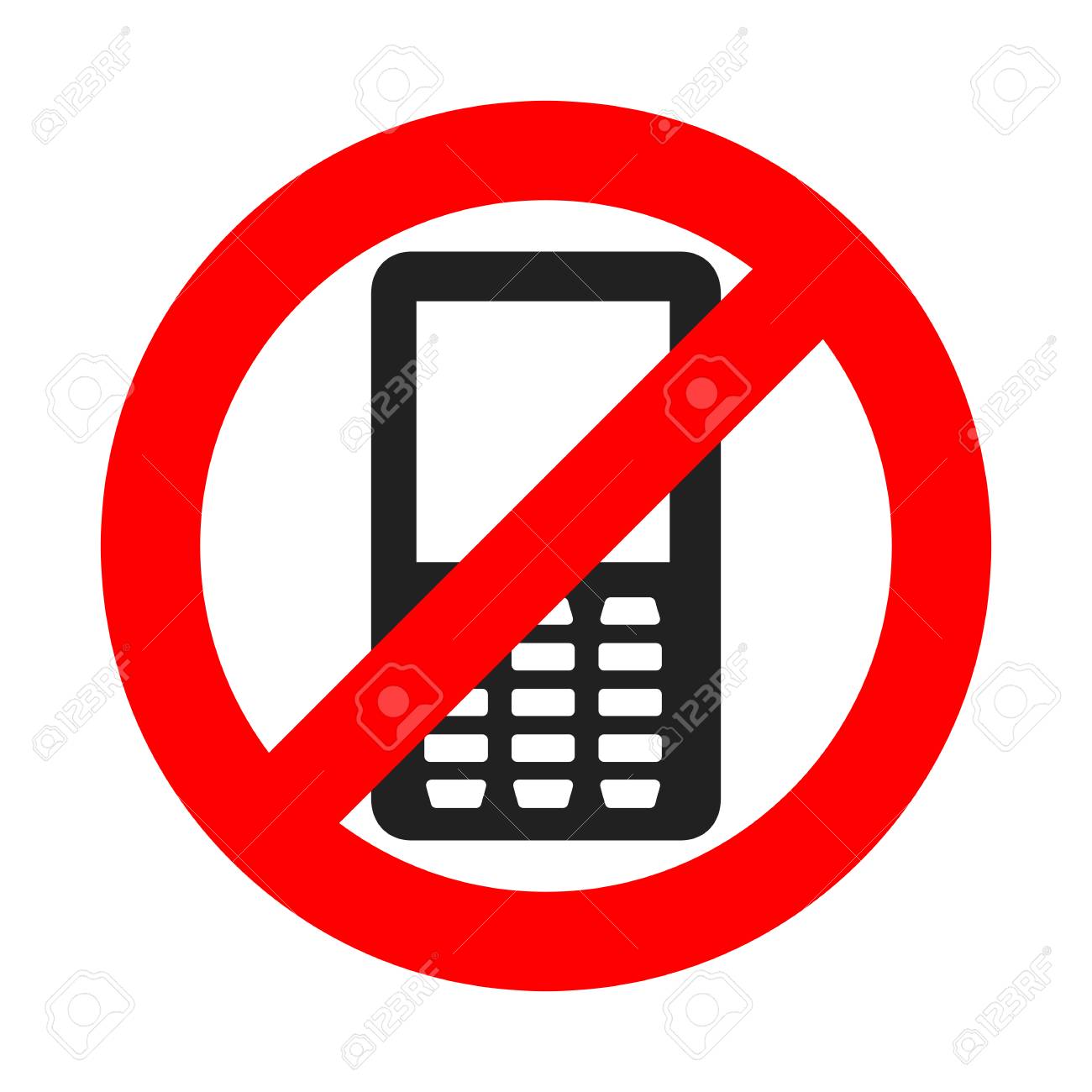 no cell phone use
