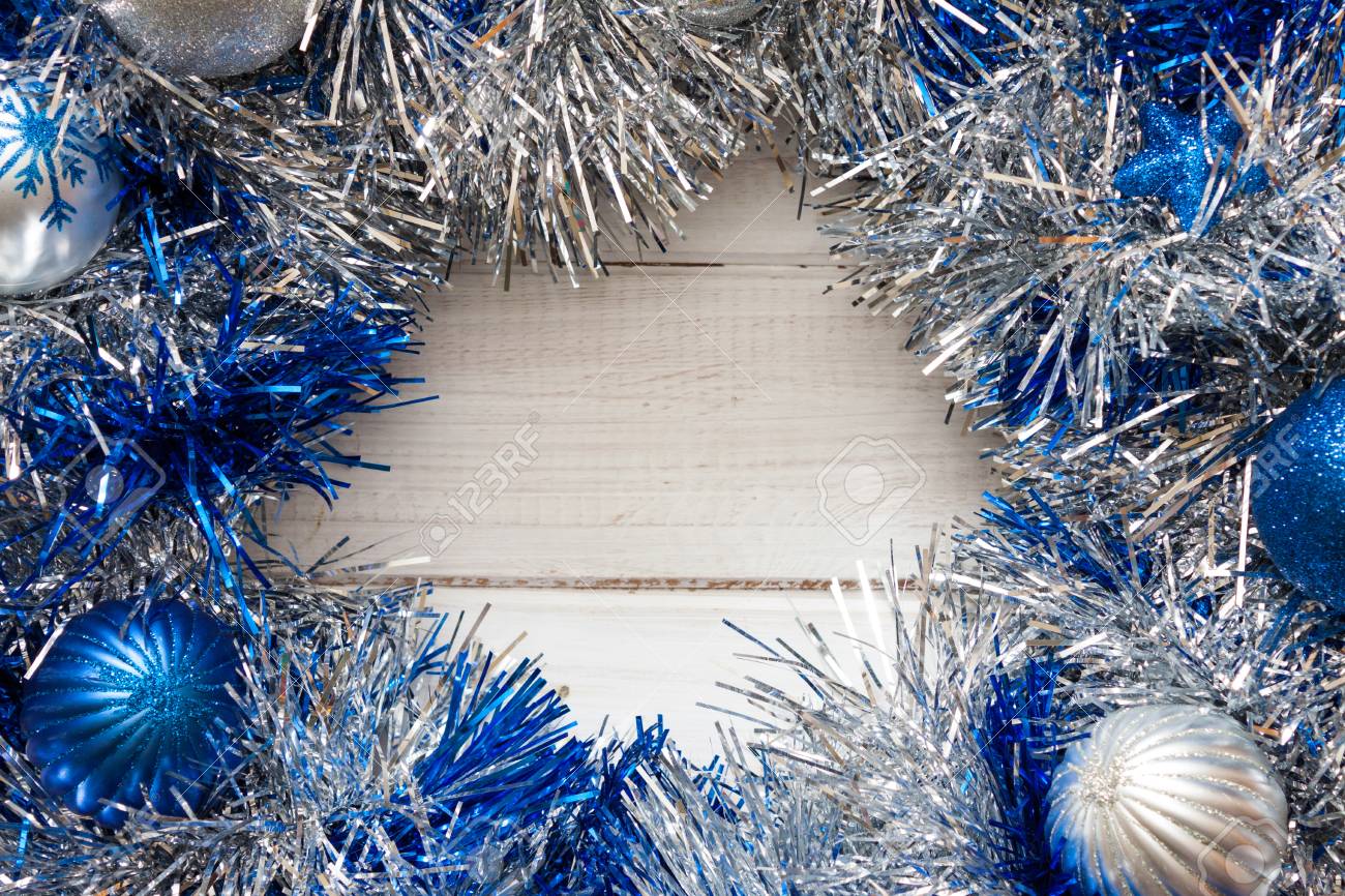 blue and silver christmas