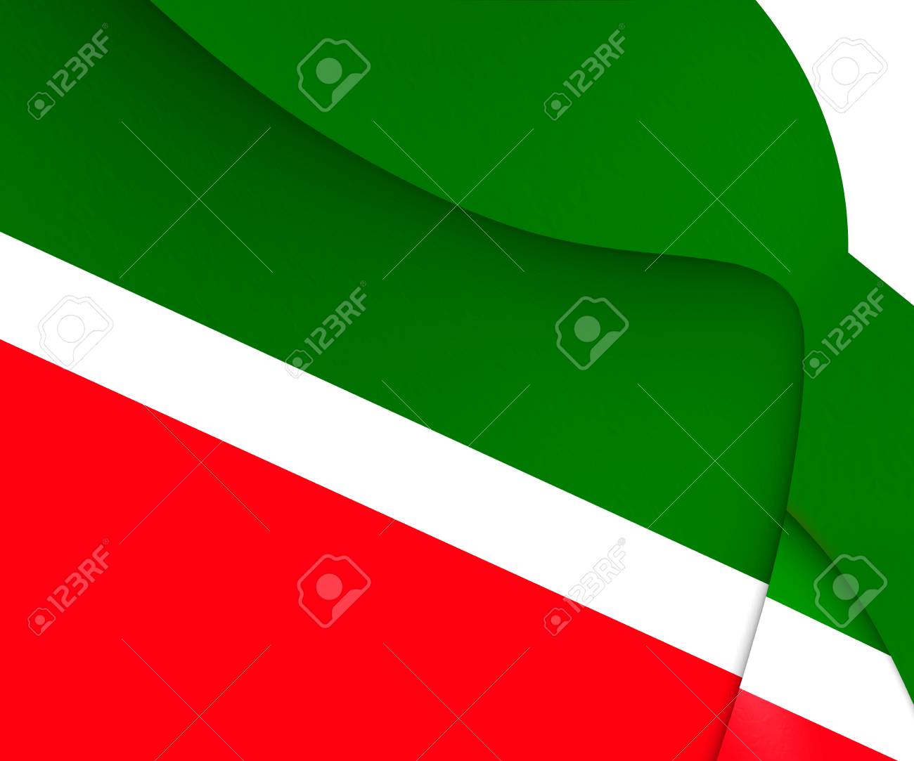 republic of tatarstan flag russia close up stock photo picture