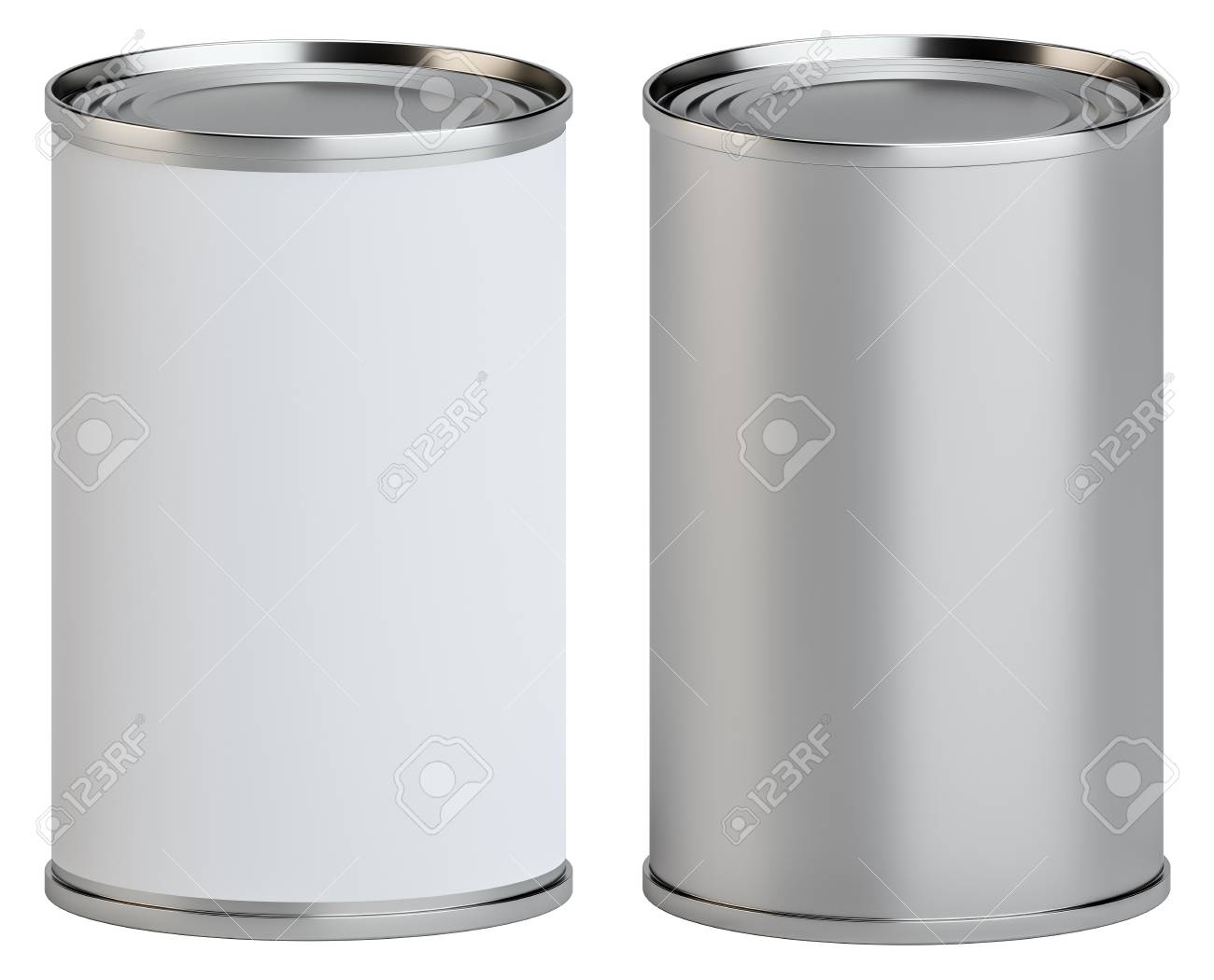 Download Set Of Metallic Tin Cans Stock Photo Picture And Royalty Free Image Image 89494726 Yellowimages Mockups