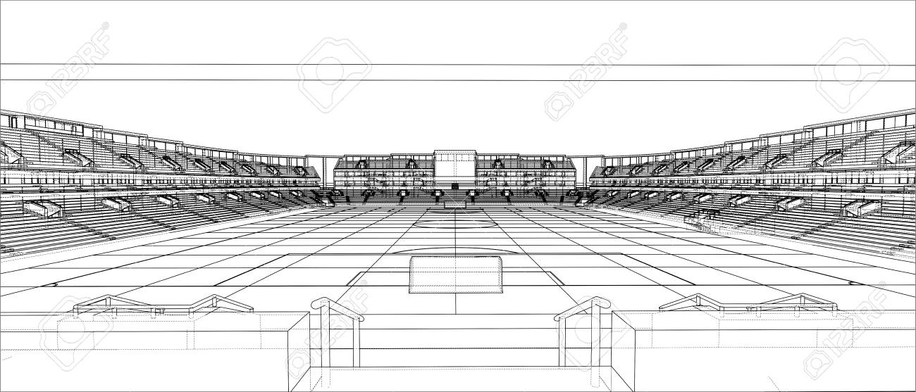 Free How To Draw A Football Stadium Download Free How To Draw A Football  Stadium png images Free ClipArts on Clipart Library