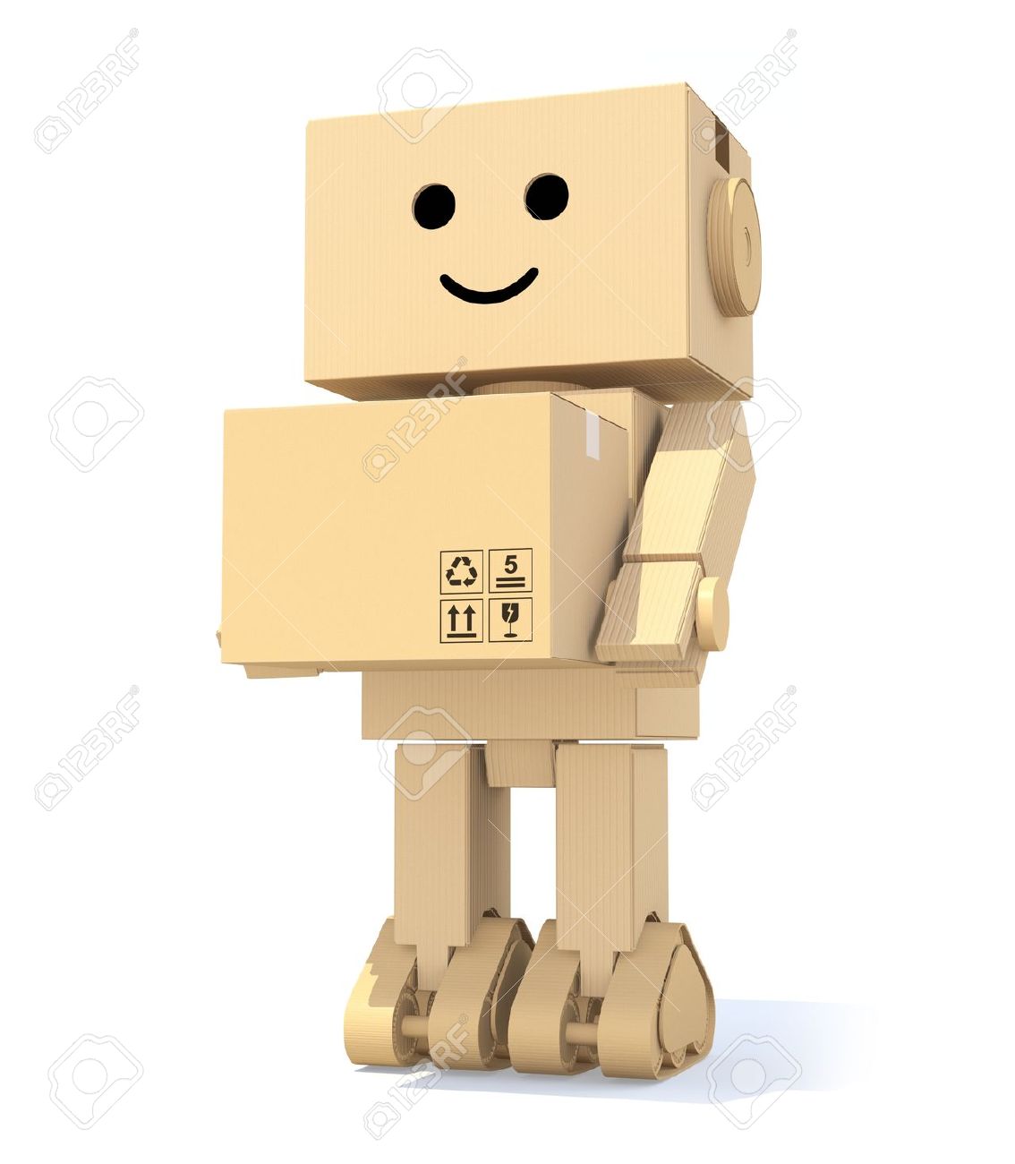 箱を運んでかわいい段ボール ロボット の写真素材 画像素材 Image 箱を運んでかわいい段ボール ロボット の写真素材 画像素材 Image