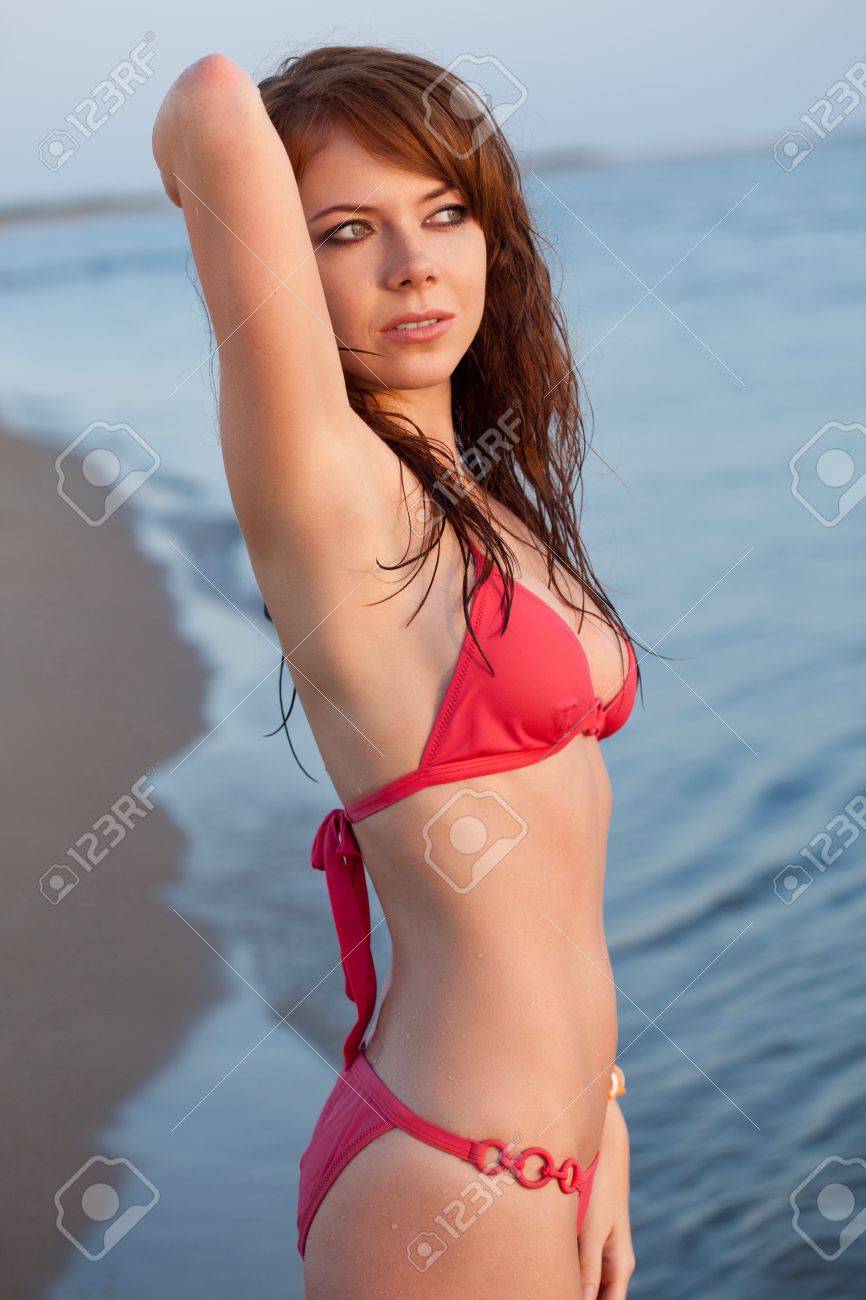 Wearing Bikini Woman Wearing Bikini Woman