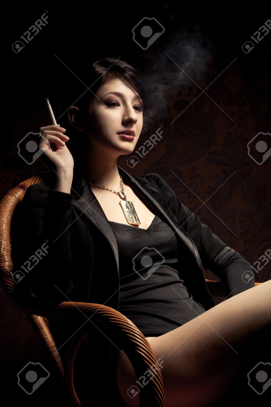 Sexy smoking brunette girl Porn video Sexy smoking brunette girl