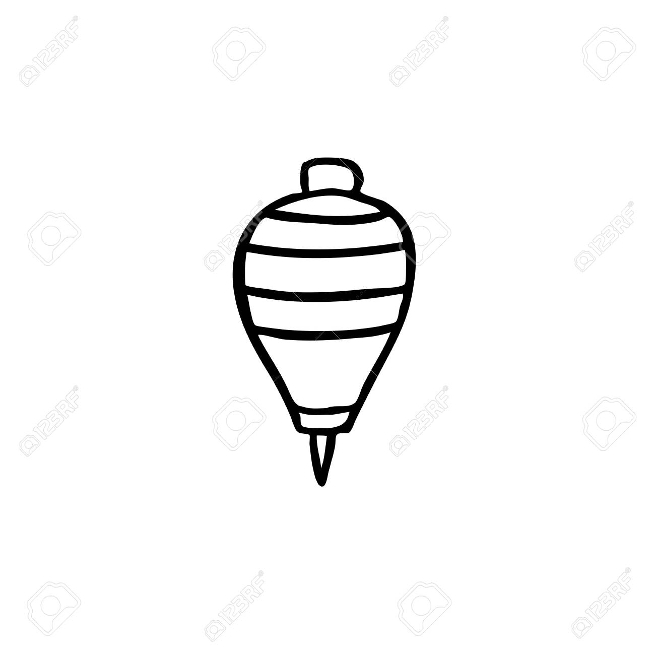 Ecuadorian Traditional Toy Trompo (wood Spinning Top) Doodle Icon, Vector  Color Illistration Клипарты, SVG, векторы, и Набор Иллюстраций Без Оплаты  Отчислений. Image 147908260